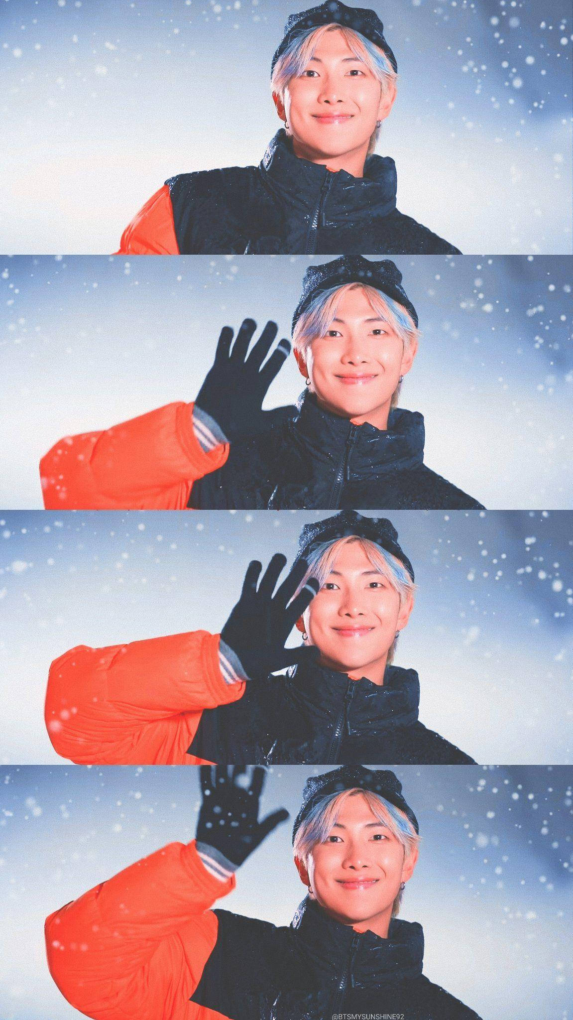 BTS RM 겨울 2020 배경화면