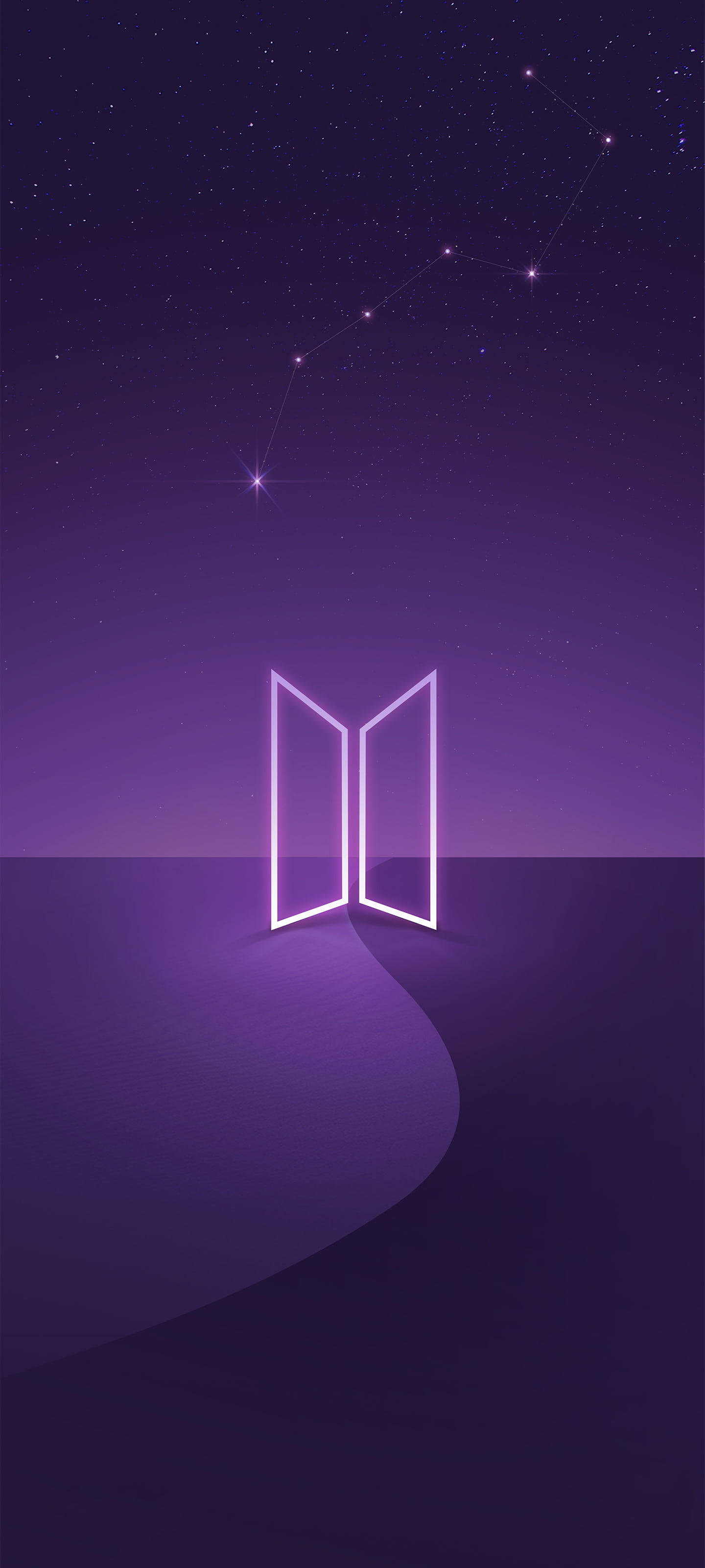 BTS 로고 삼성 S20 FE 배경화면