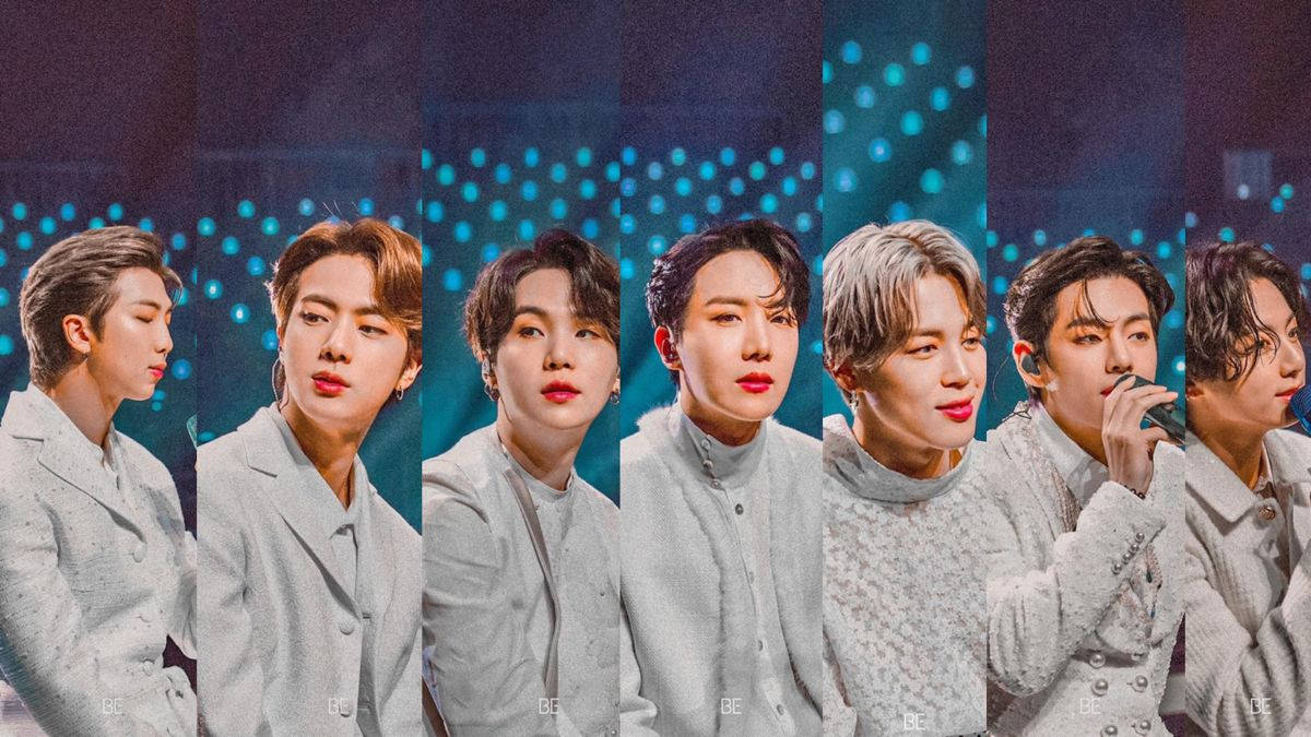 BTS 분할 화면 데스크탑 배경화면