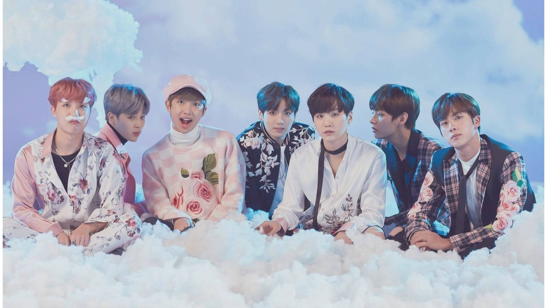 BTS 가짜 눈 데스크톱 배경화면