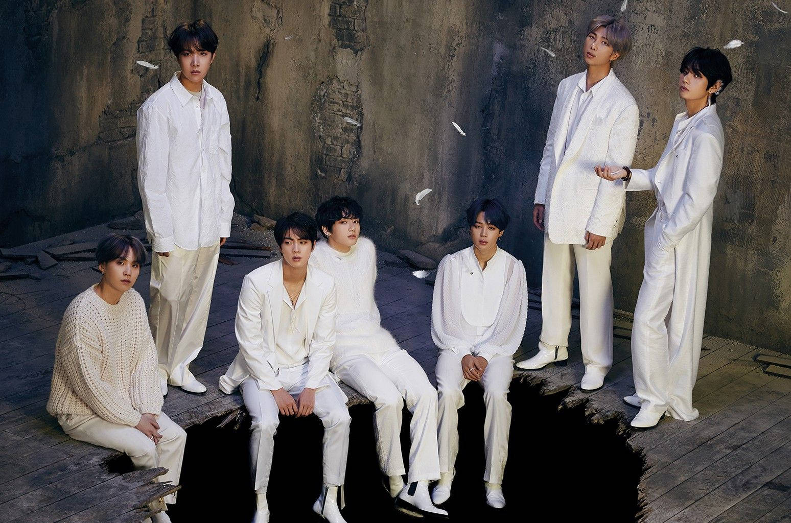 BTS 구멍 데스크탑 배경화면