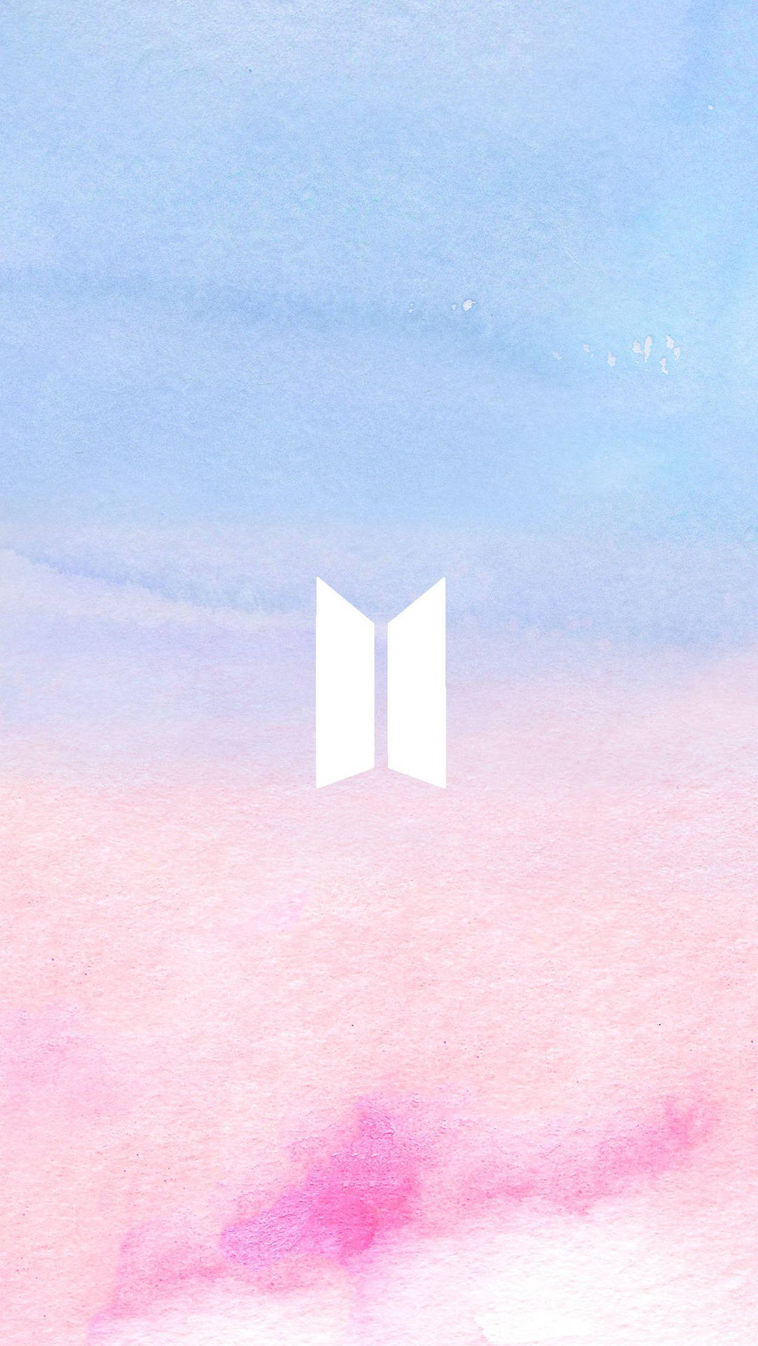 BTS 로고 파스텔 배경화면