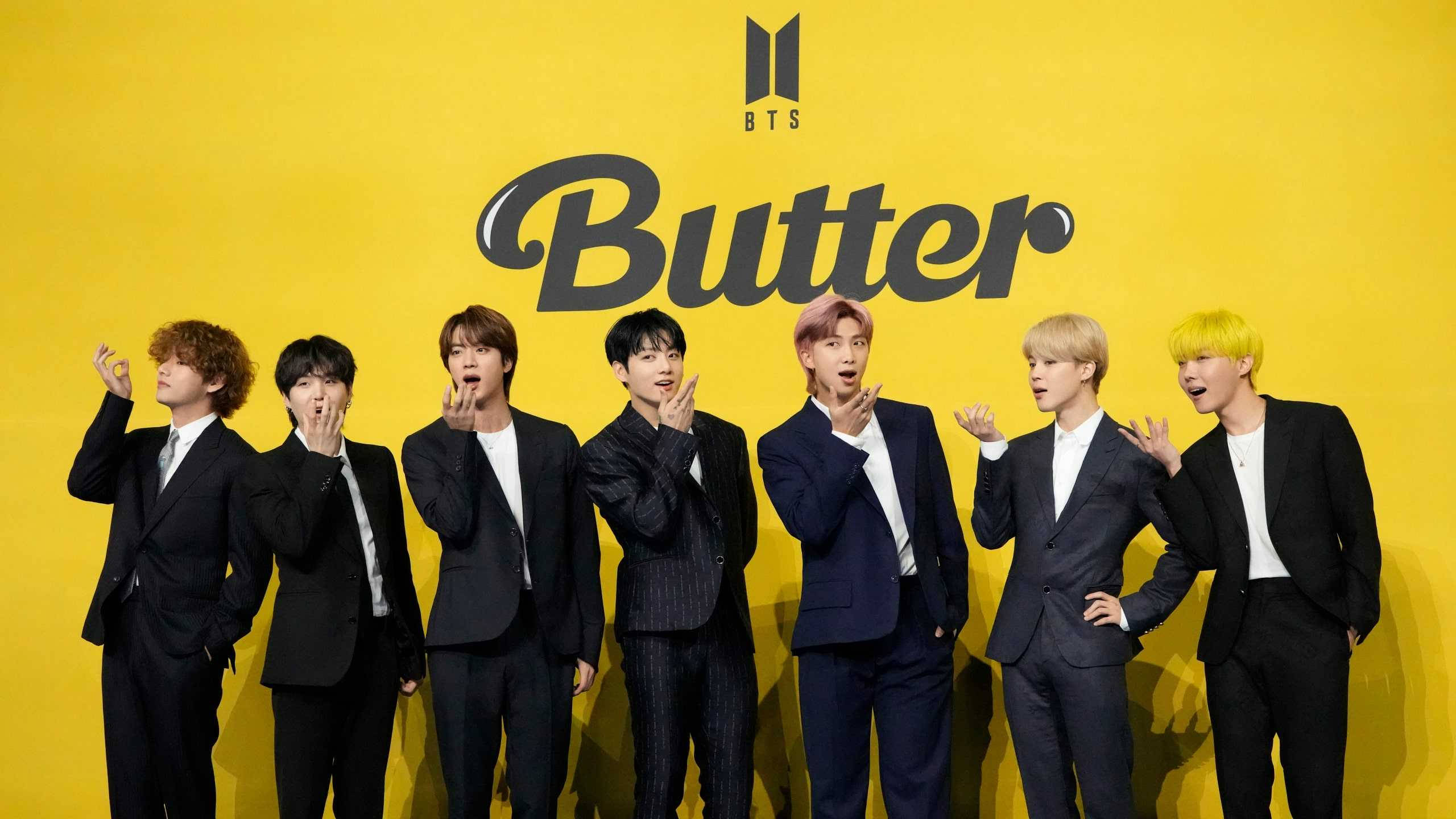 BTS 버터 포스터 데스크탑 배경화면