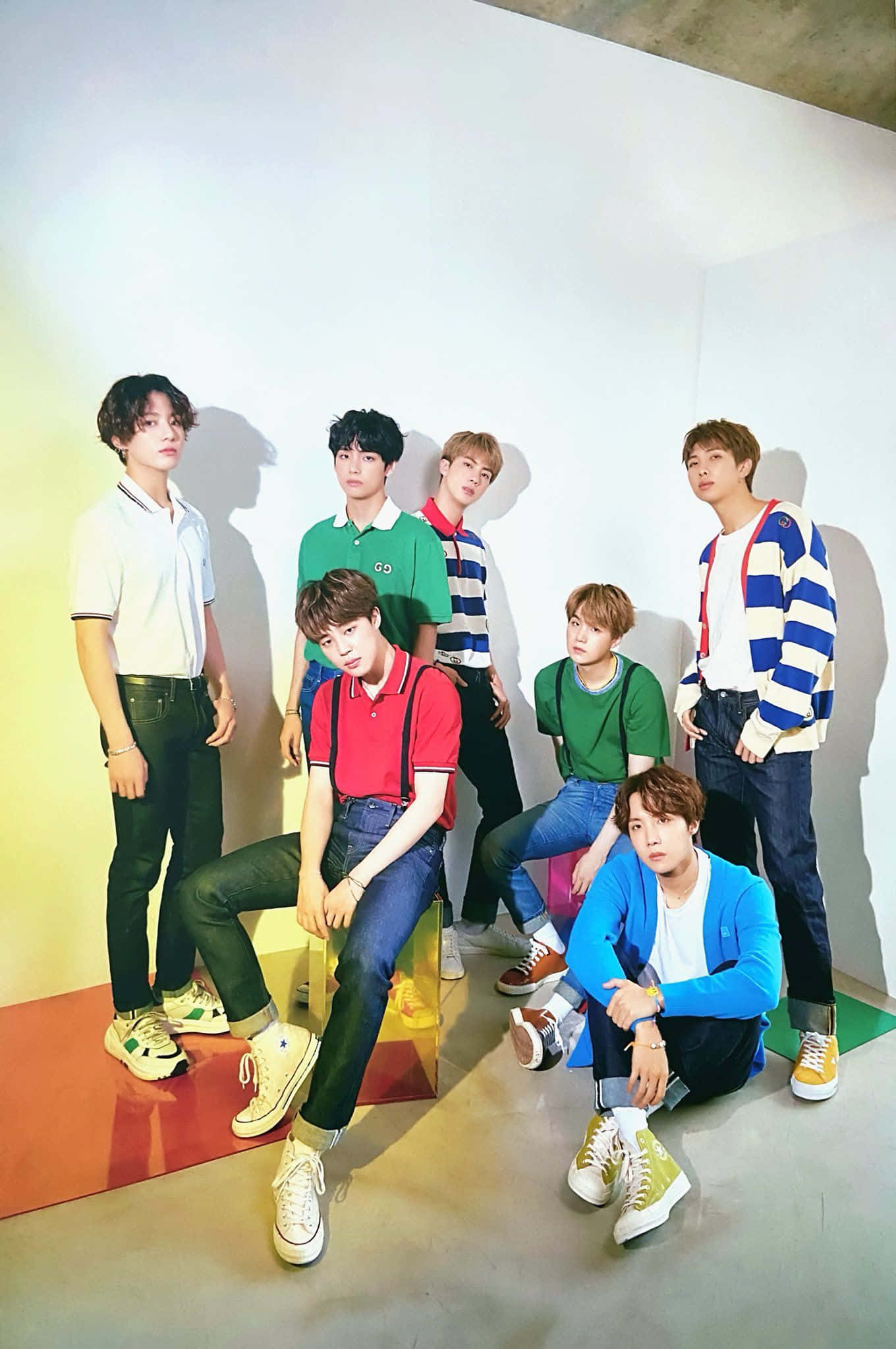 BTS 캐주얼 의상 포토슛 배경화면