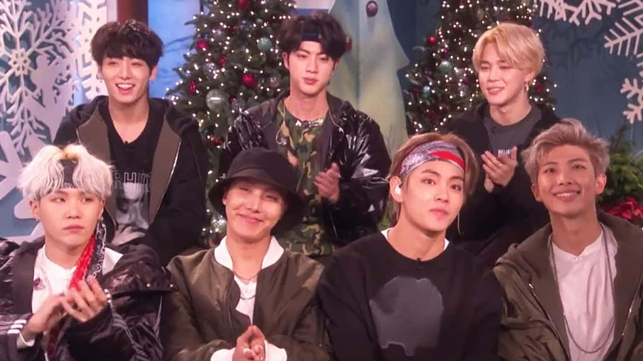 BTS 크리스마스 인터뷰 사진 배경화면