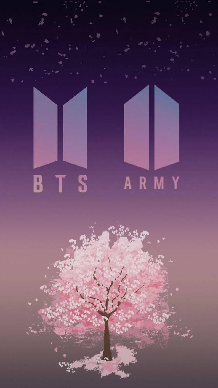 BTS와 ARMY 로고 배경화면