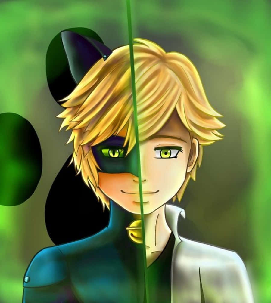 Cat Noir: 길 위의 스타일리시한 고양이 배경화면