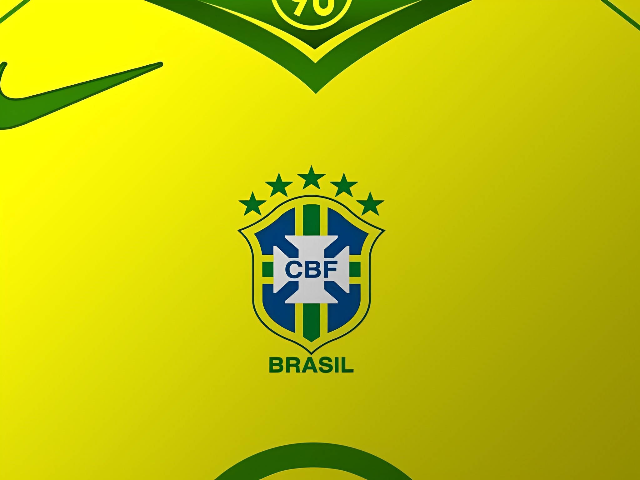 브라질 축구 국가대표팀 CBF 로고 배경화면