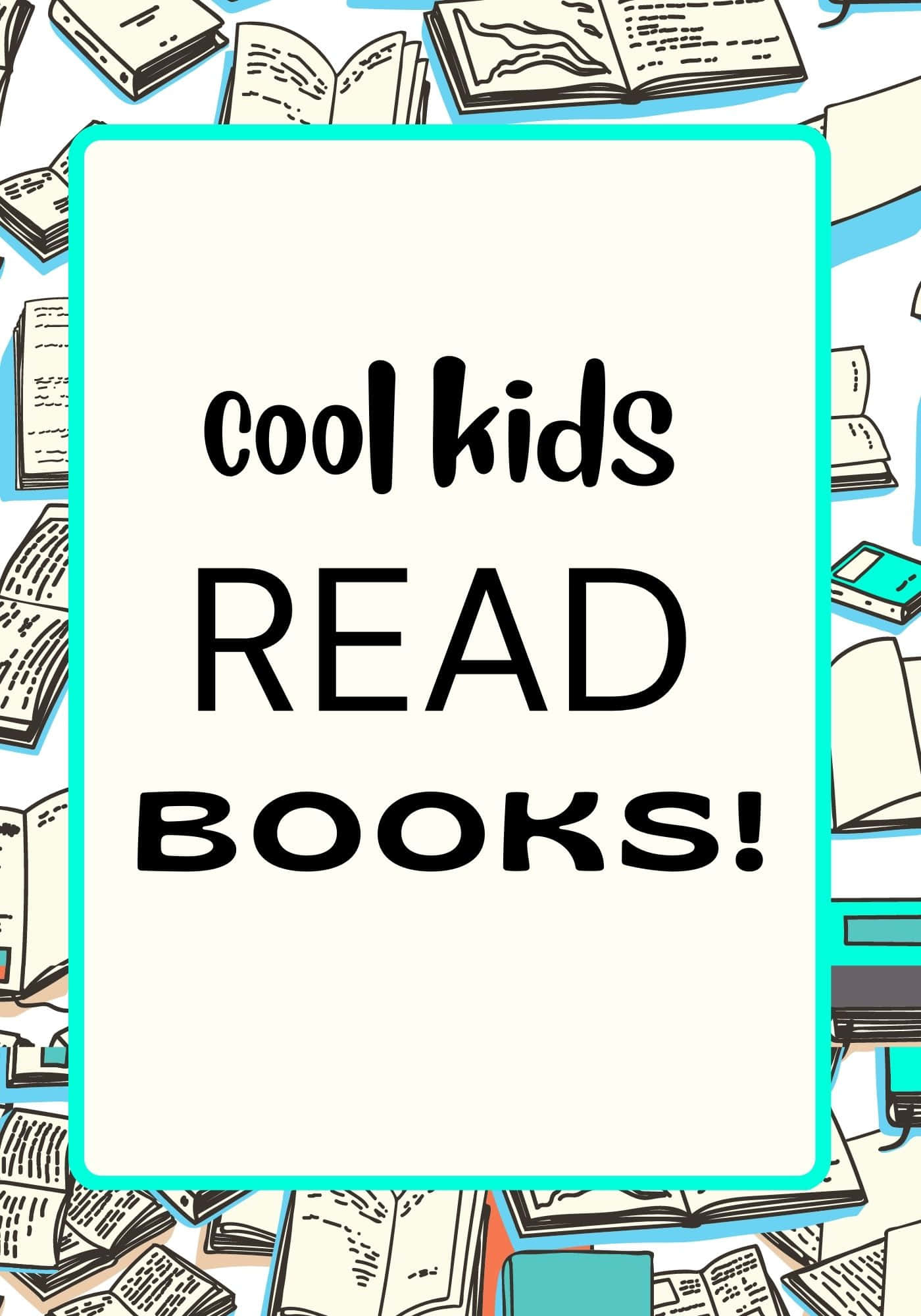 Cool Kids Read Books 배경 배경화면