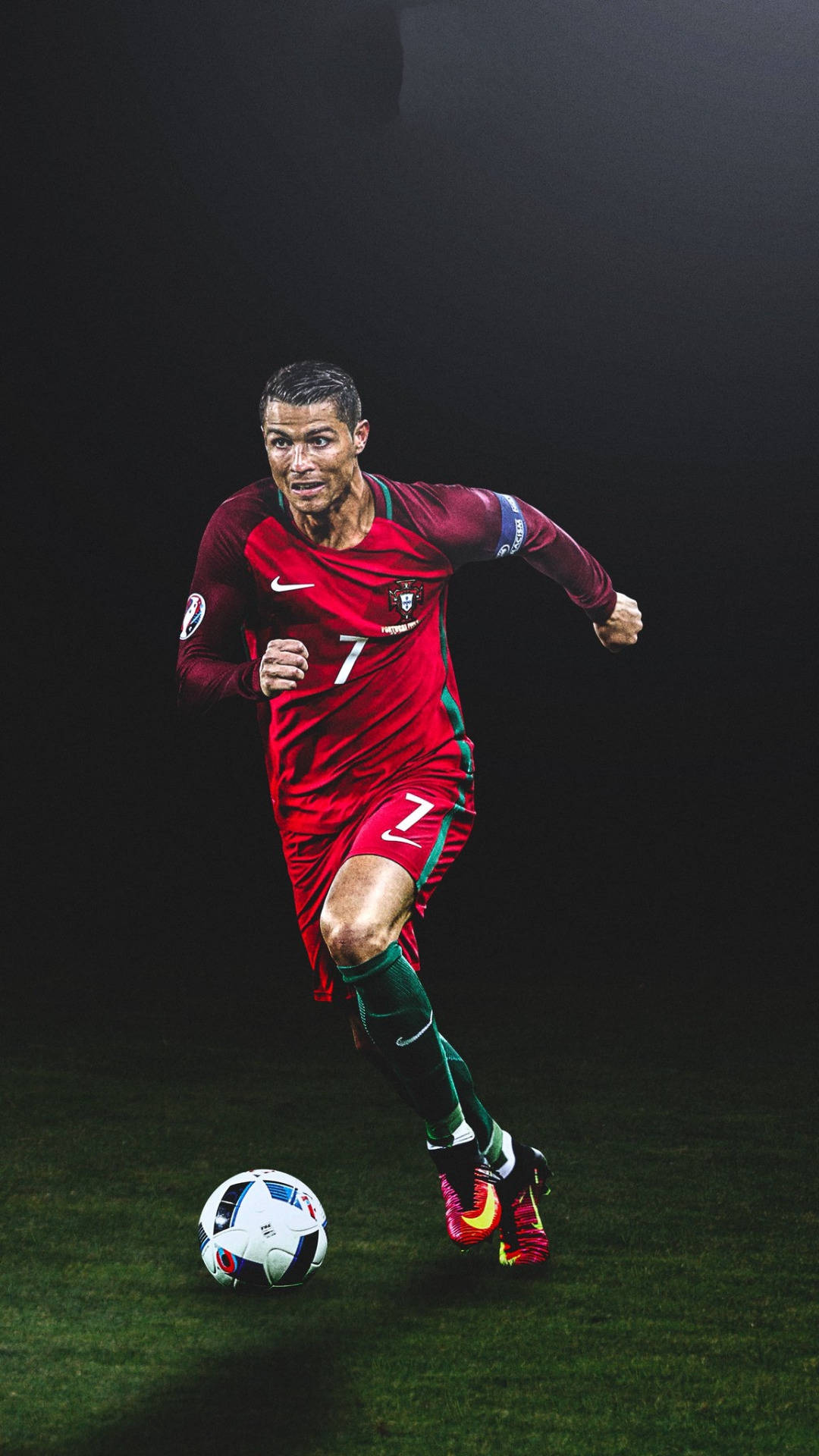 달리는 CR7 크리스티아누 호날두 배경화면