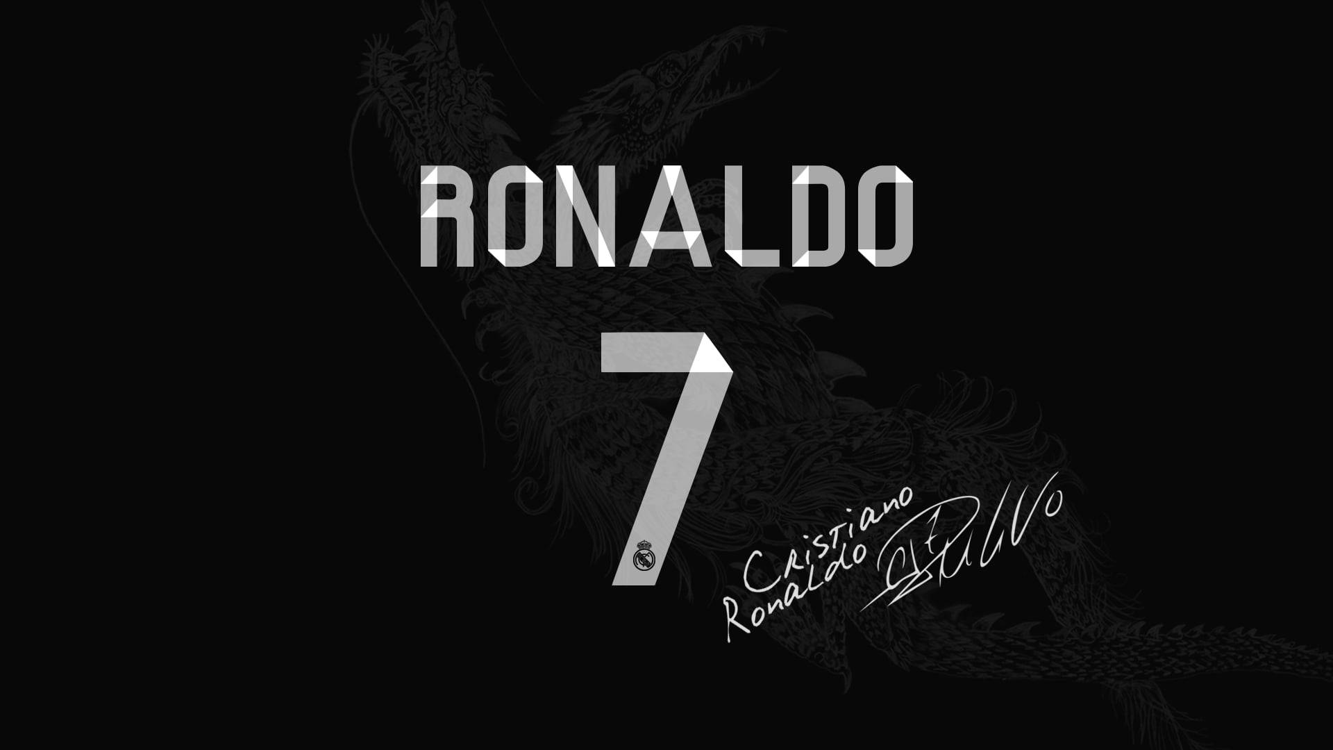 CR7 HD 성, 번호, 서명 배경화면