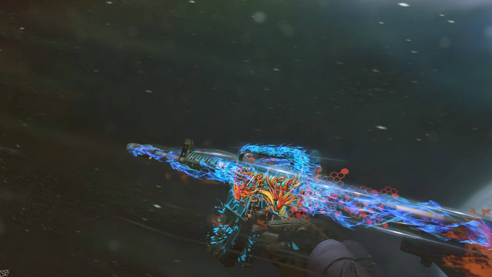 이 짜릿한 CSGO 총으로 가상 전장을 지배할 준비를 하세요 배경화면