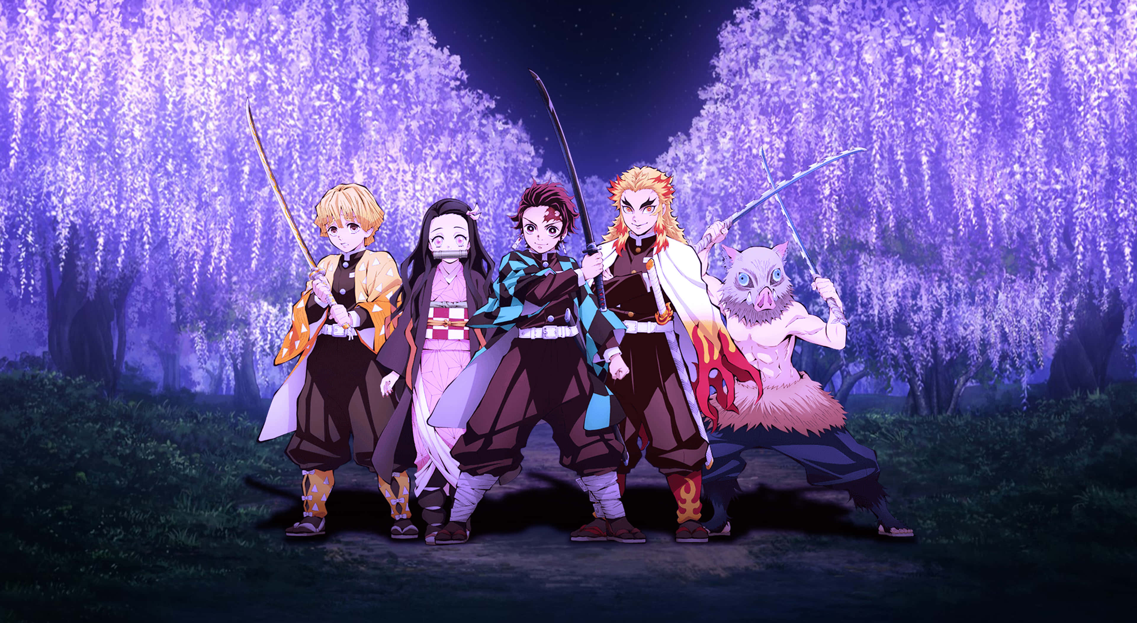 Demon Slayer 3840 x 2106 배경화면