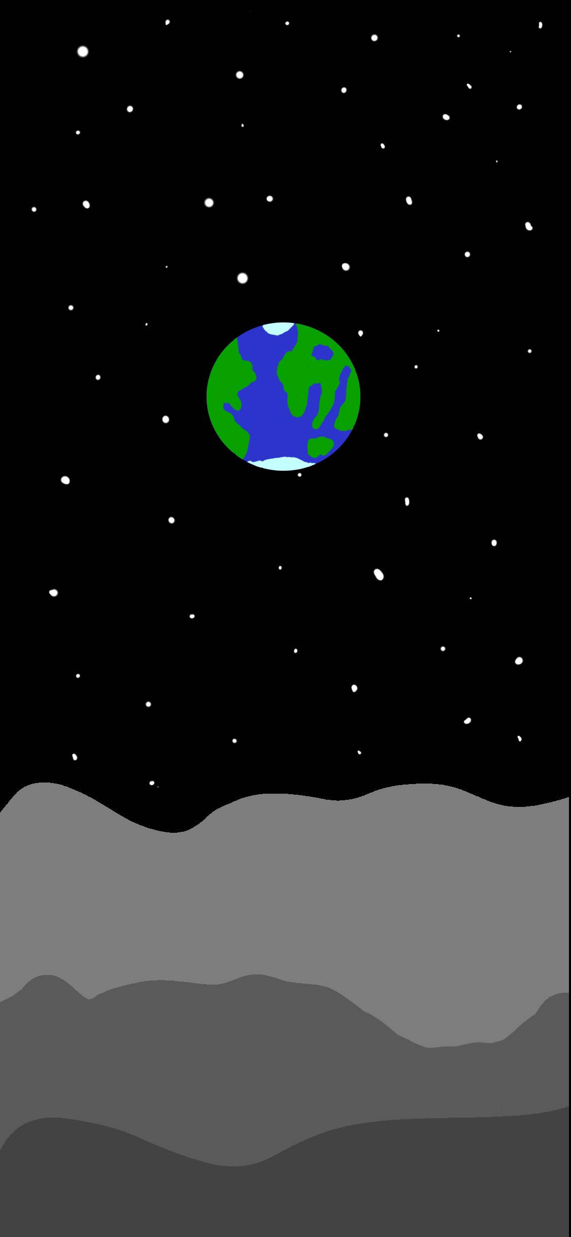 Drippy Earth In Space 배경화면