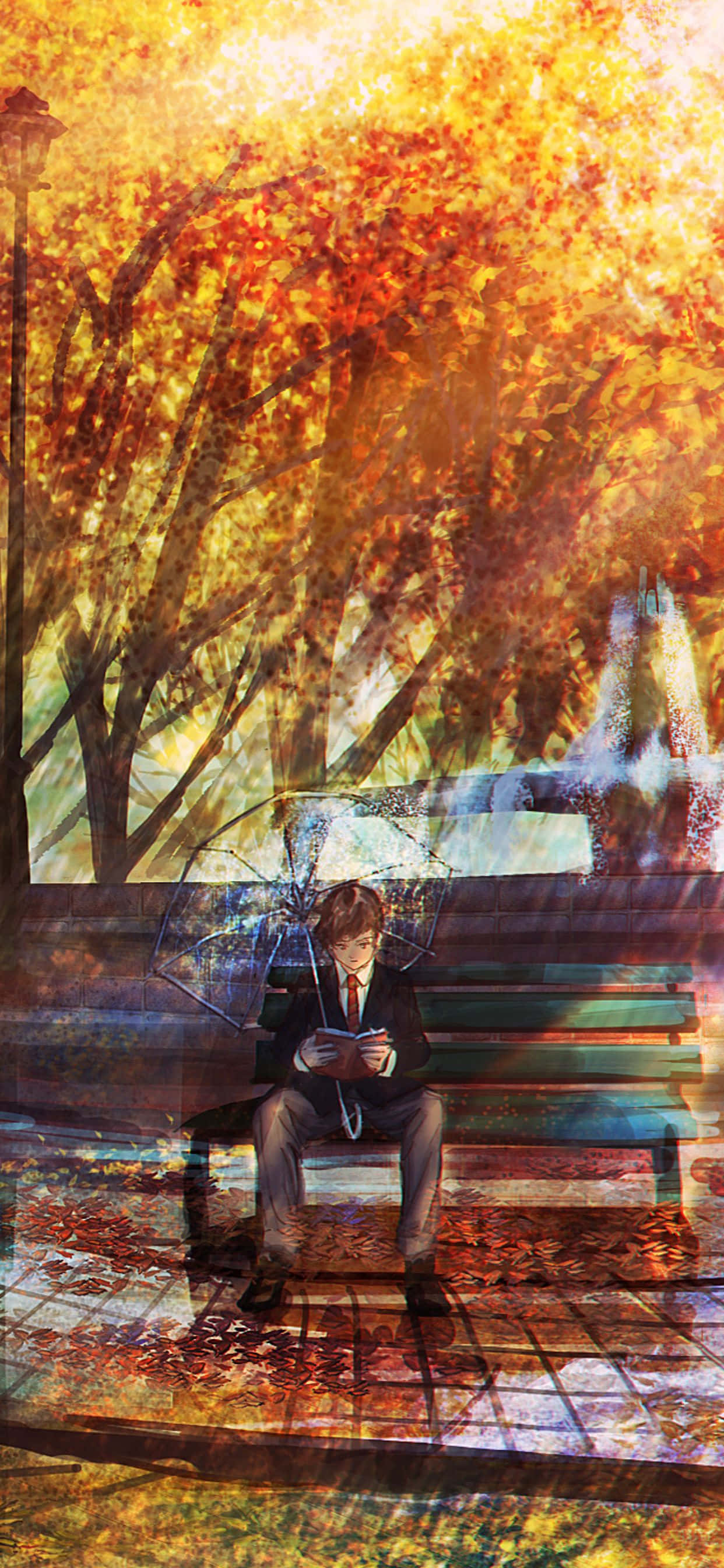 Enjoy the peacefulness and crispness of Autumn with the iPhone Xs Max. 배경화면