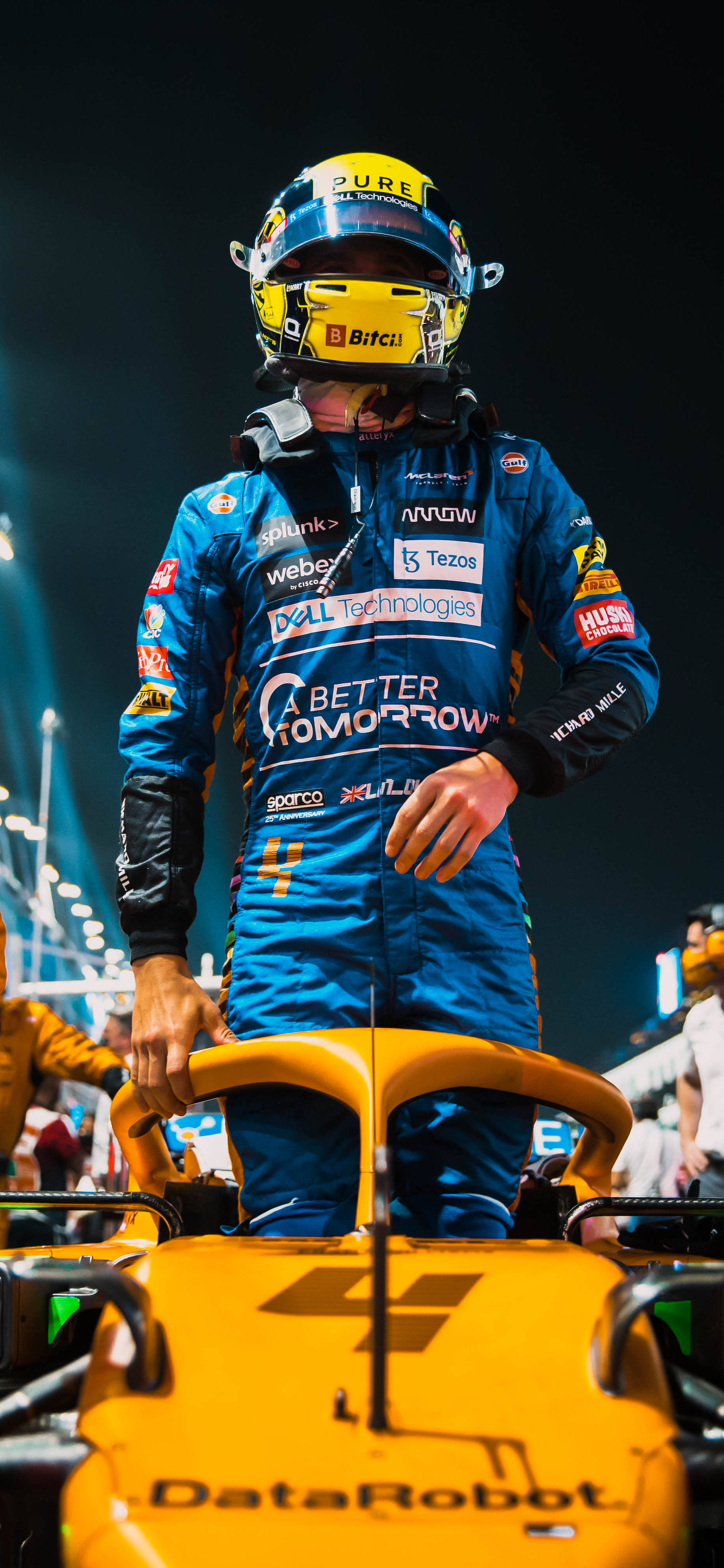 F1 노리스 2021 사우디아라비안 GP 아이폰 배경화면