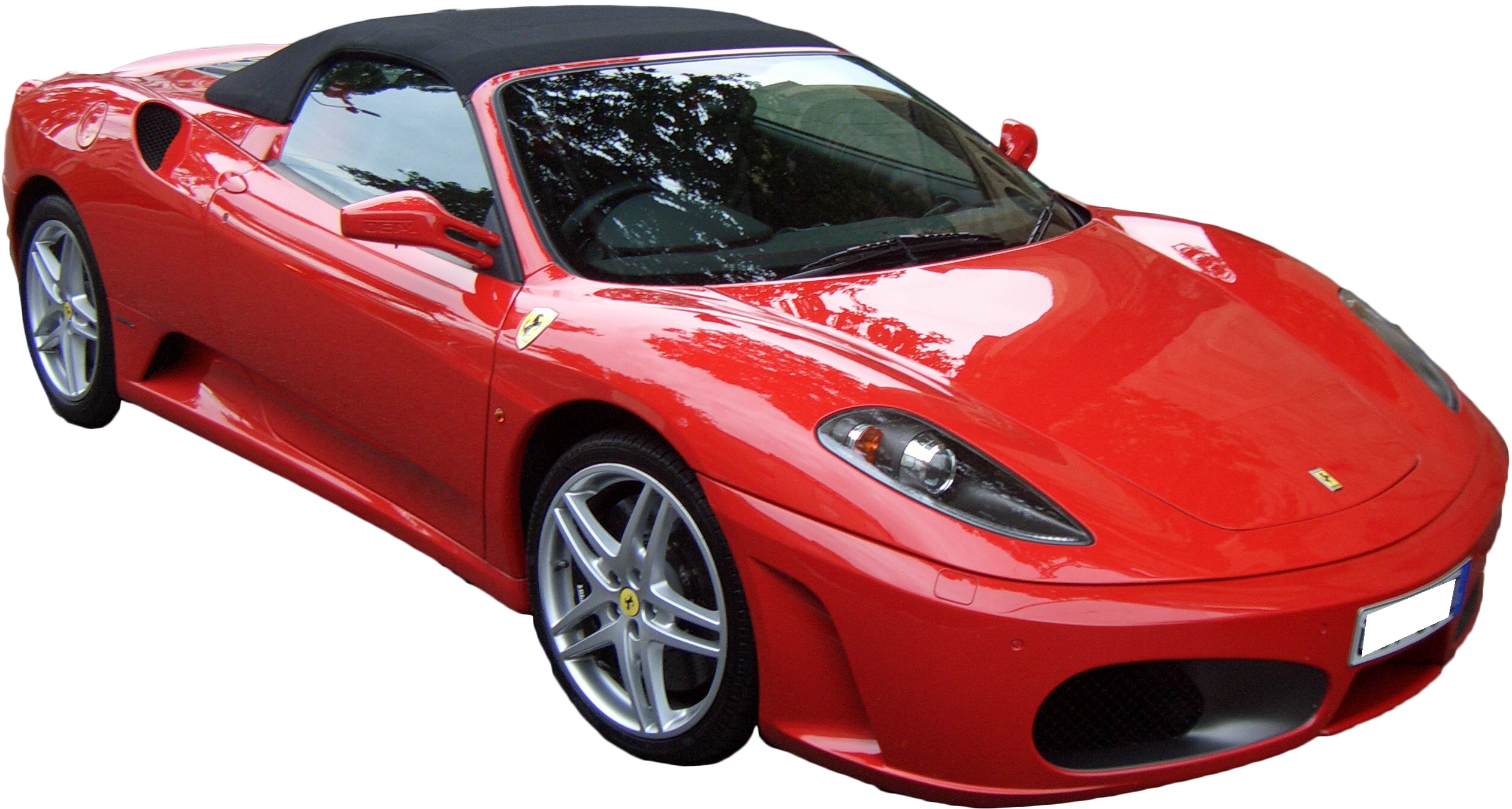 빨간색 페라리 F430 스파이더 컨버터블 배경화면