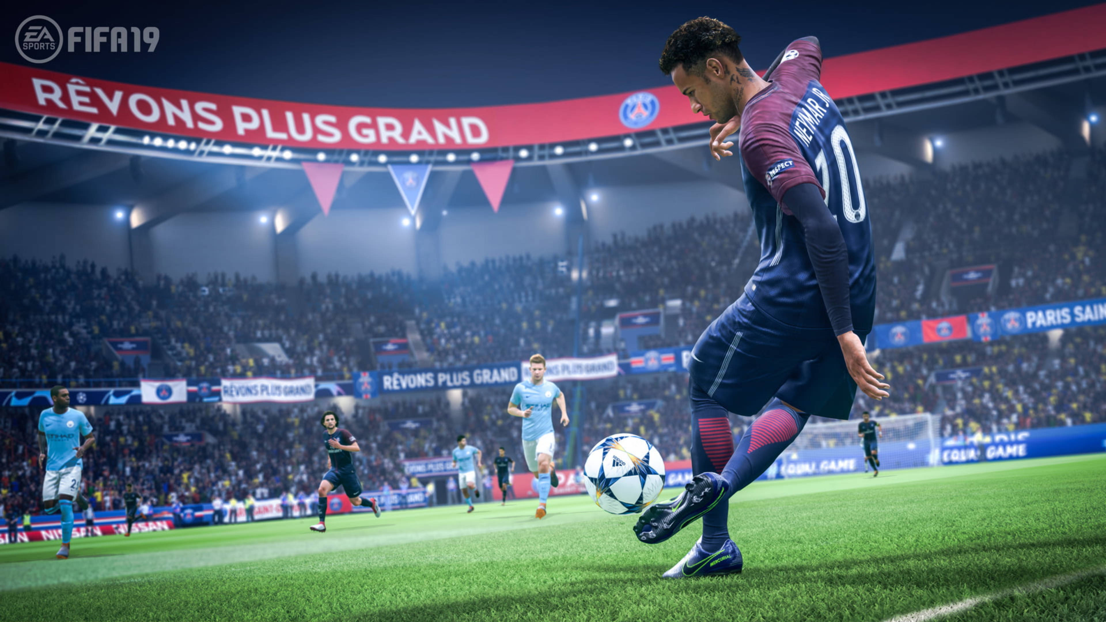 FIFA 19 축구 선수 네이마르 4K 배경화면