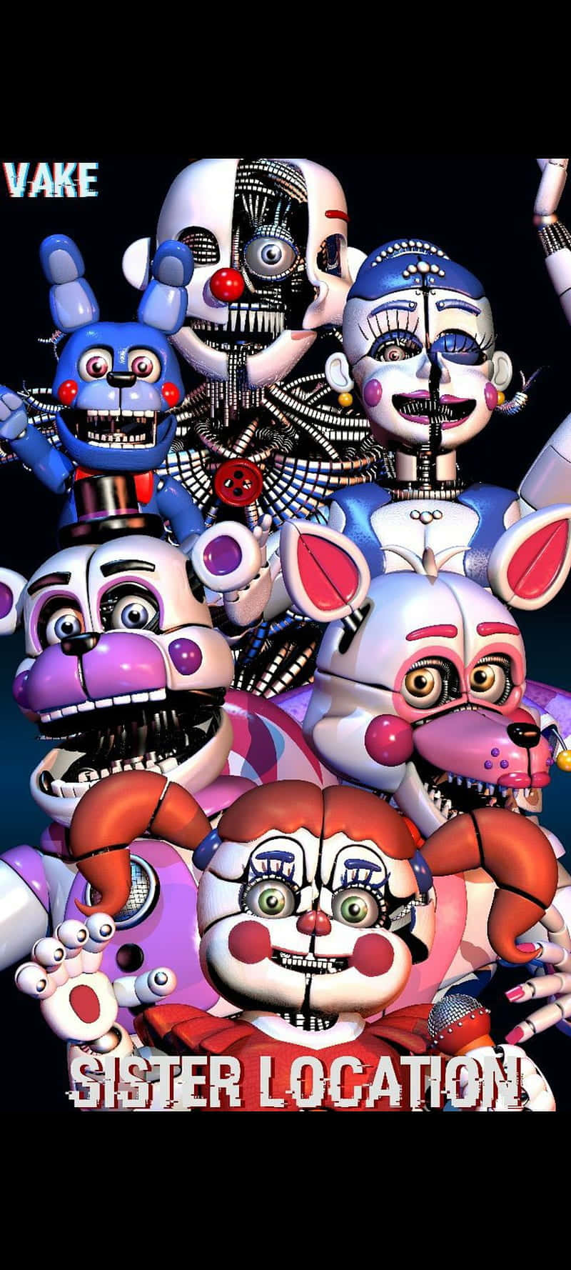 Five Nights at Freddy's: Sister Location 활짝 웃다 배경화면