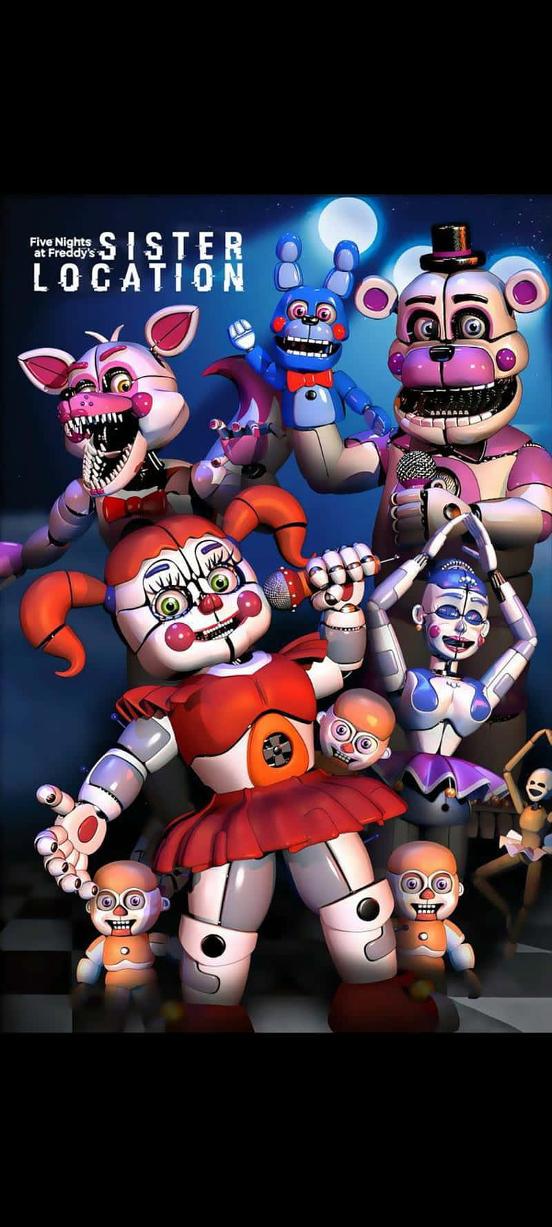 Five Nights at Freddy's: Sister Location 폰용 배경화면
