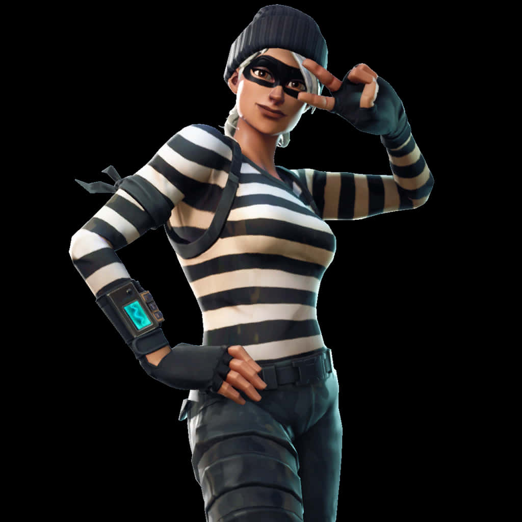 Fortnite 캐릭터 경례 포즈 배경화면