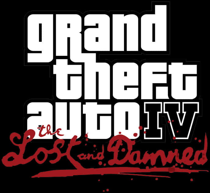 G T A I V The Lost and Damned 로고 배경화면