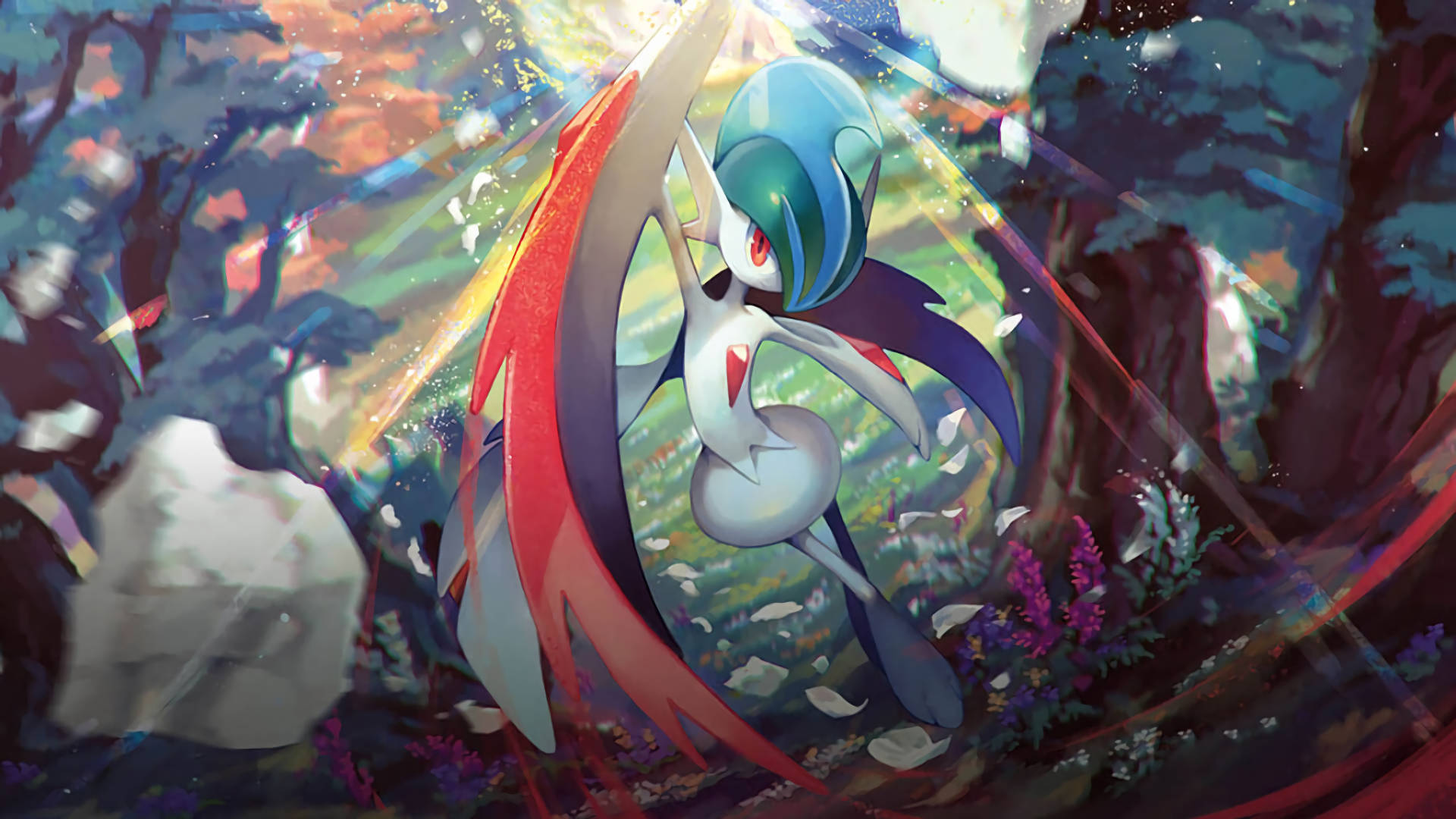 Gallade 슬라이스 배경화면