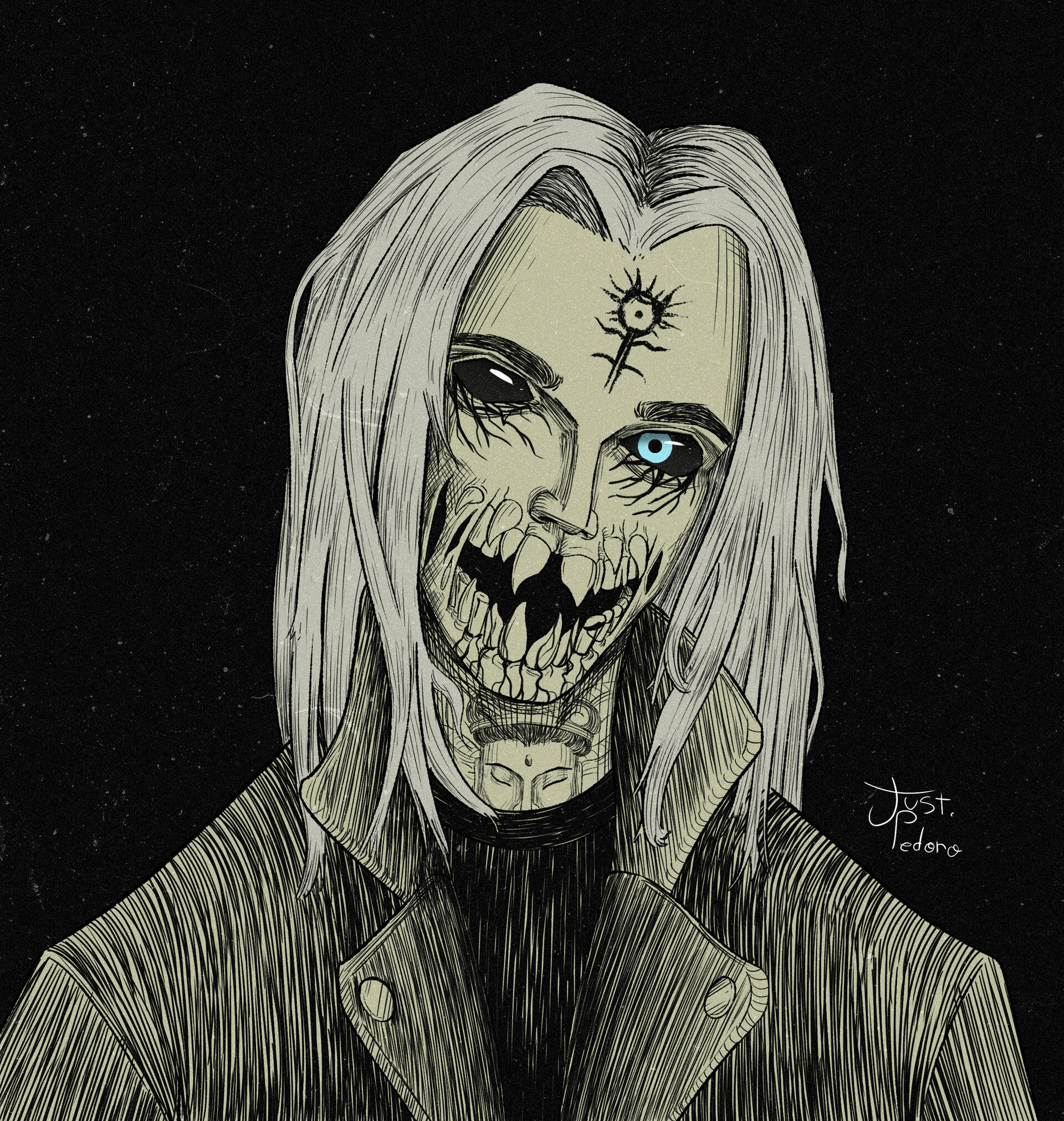 Ghostemane 괴물 이빨 배경화면