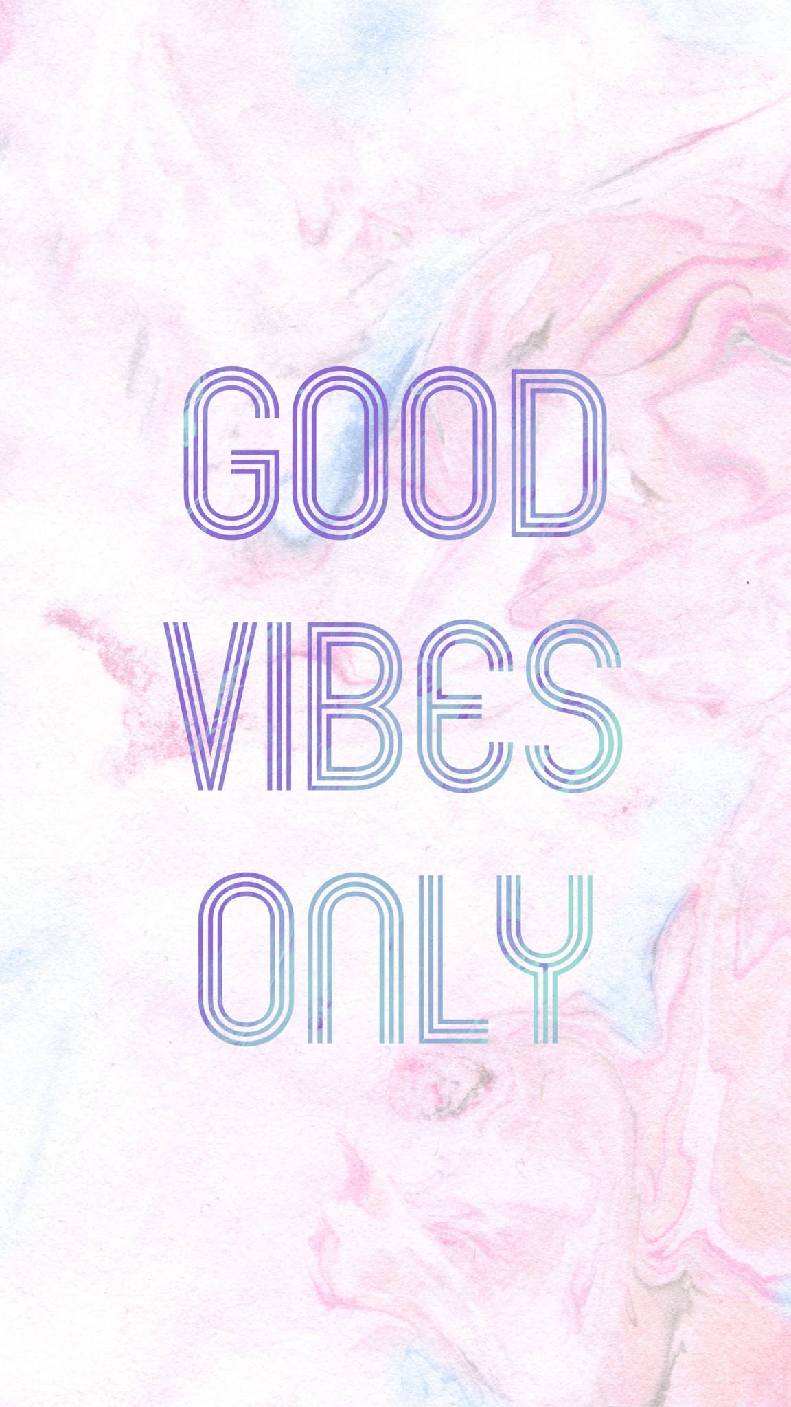 Good Vibes Only 감성 분위기 배경화면