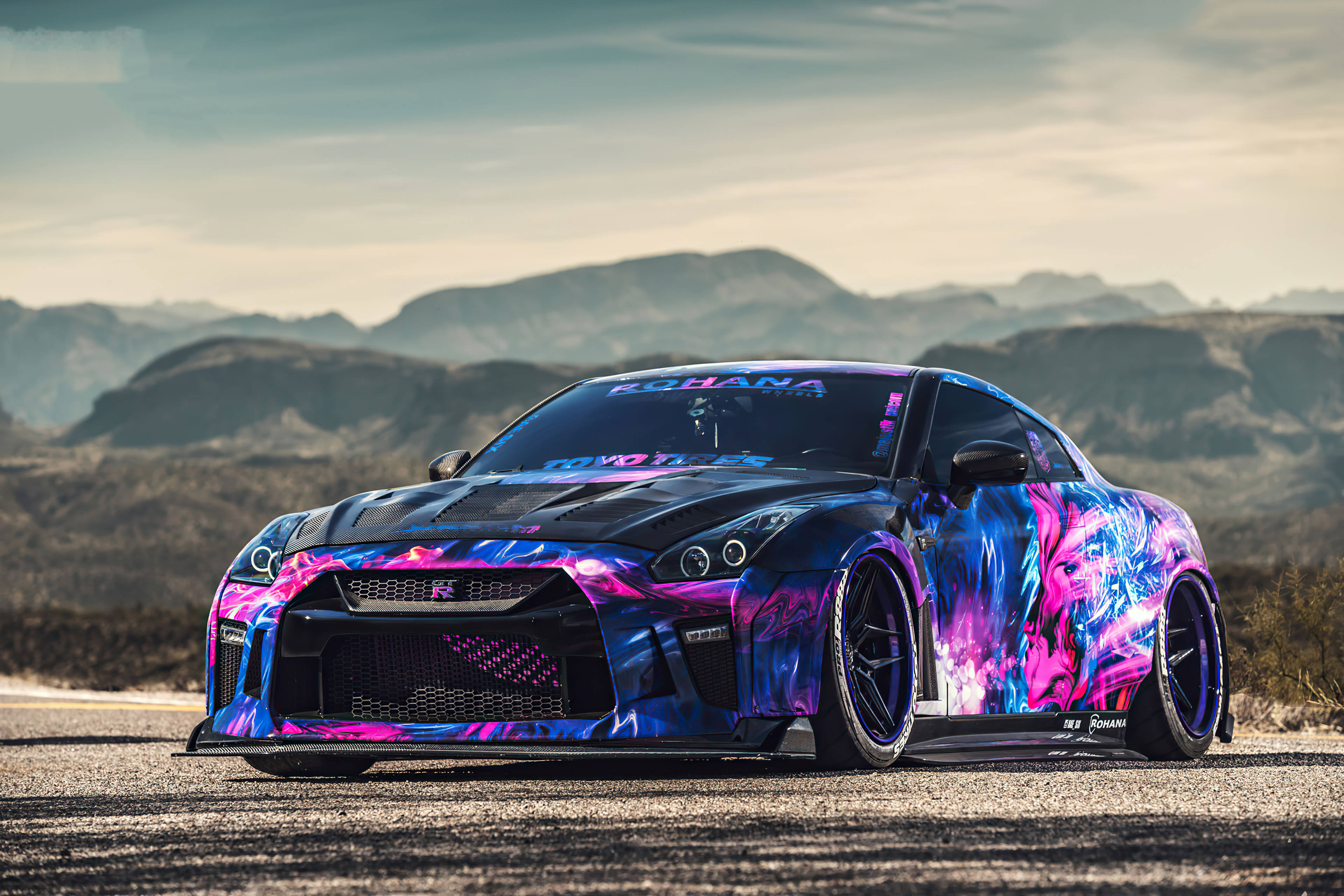 고해상도 닛산 GT R 4K 배경화면