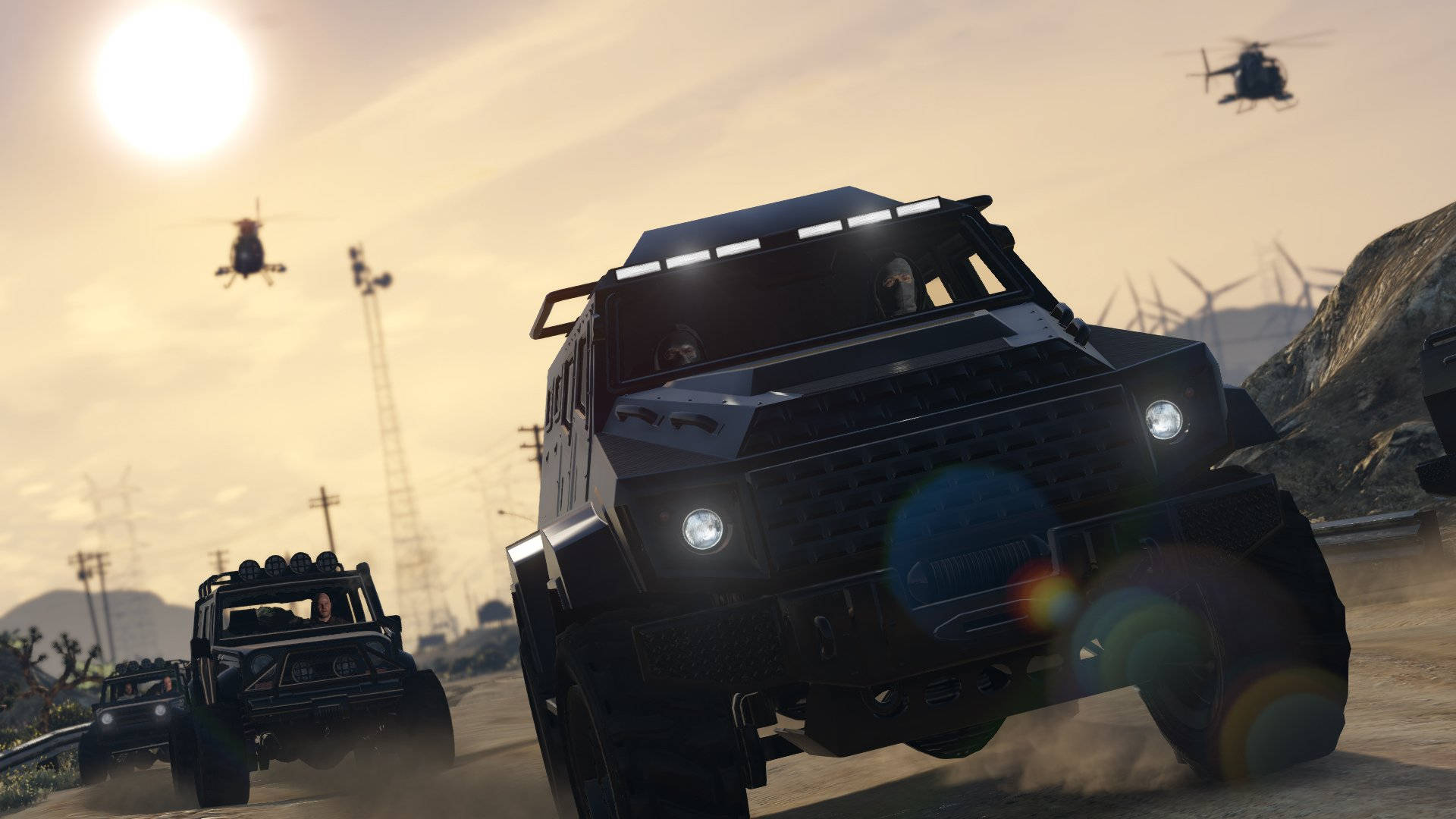 멋진 GTA 호송대 배경화면