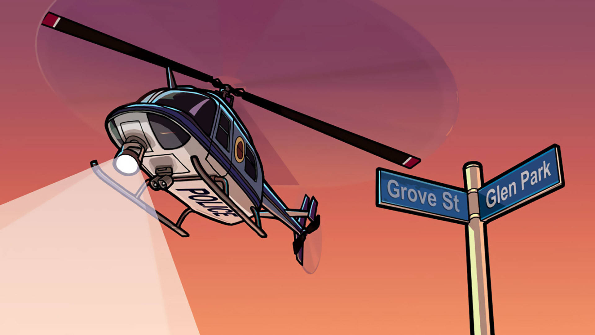 GTA SA 4K 헬리콥터 배경화면