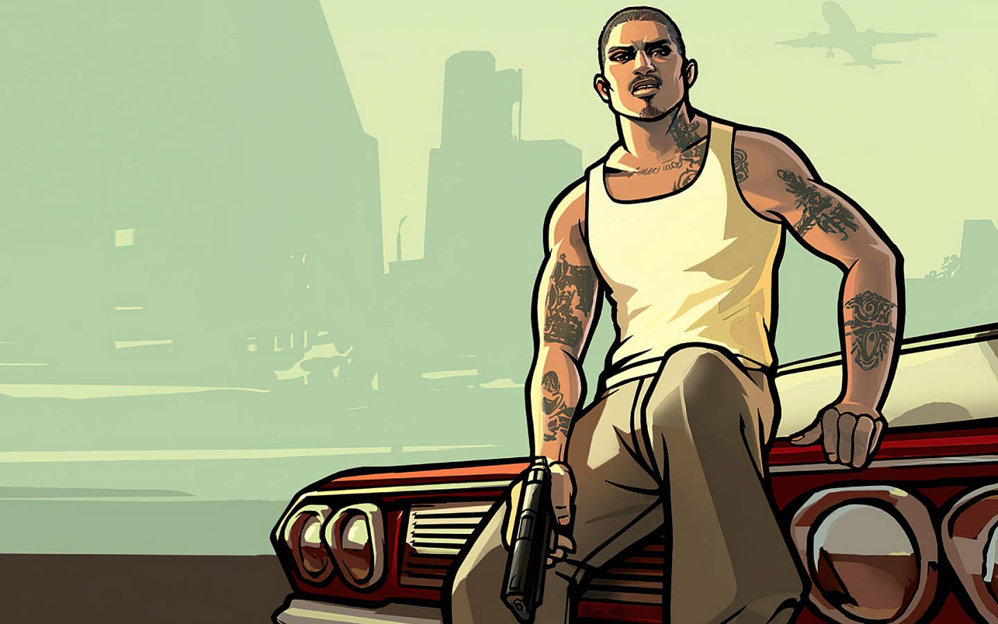 GTA SA 4K 주인공 배경화면