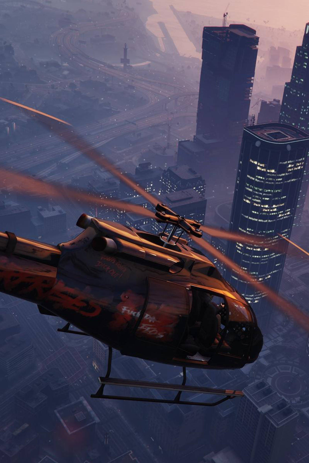GTA 아이폰 버자드 헬리콥터 배경화면