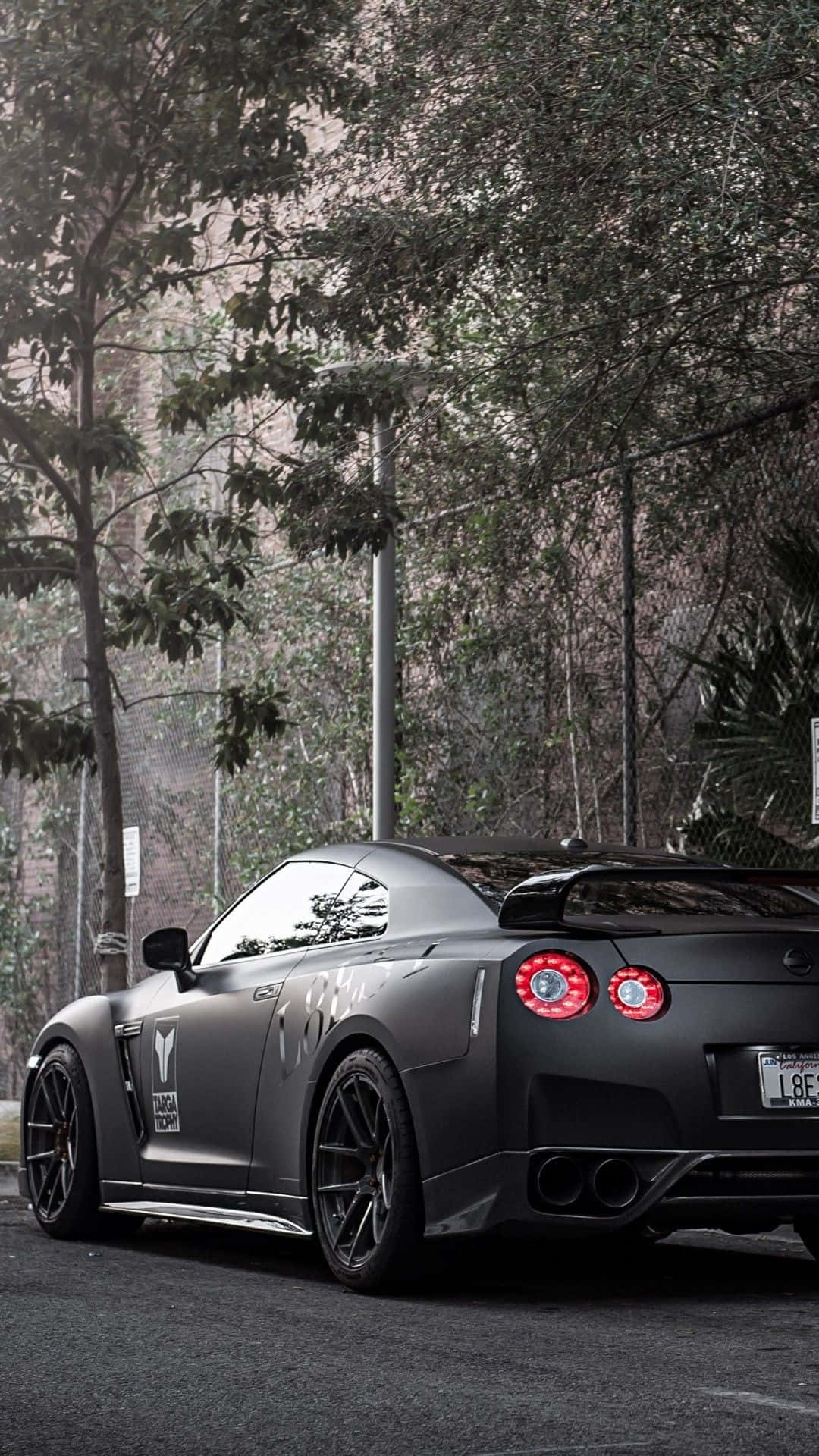 검은색 GTR R35 자동차 배경화면