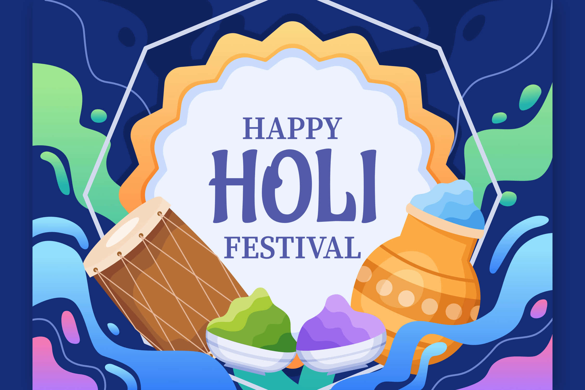 Holi 배경화면