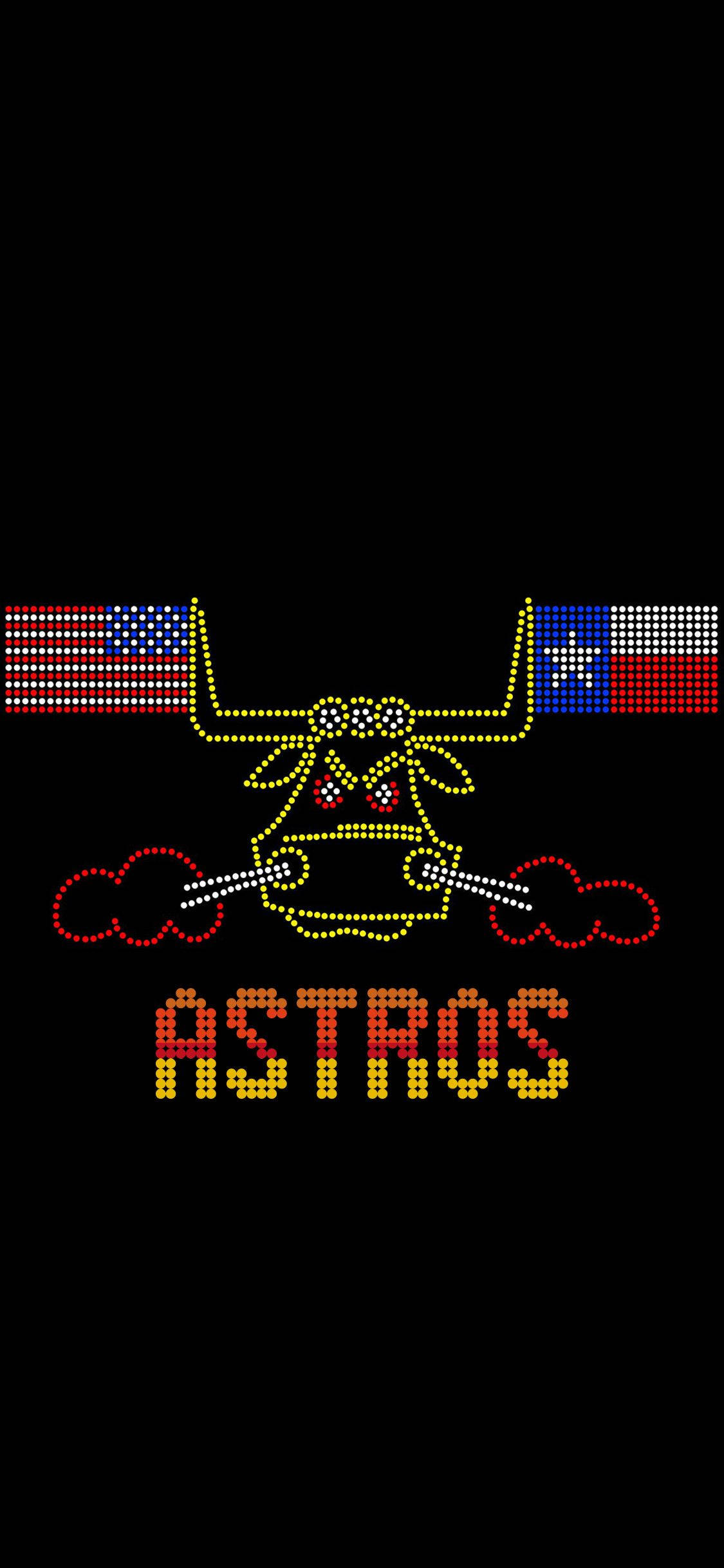 Houston Astros 스타일리시한 텍사스 황소 배경화면