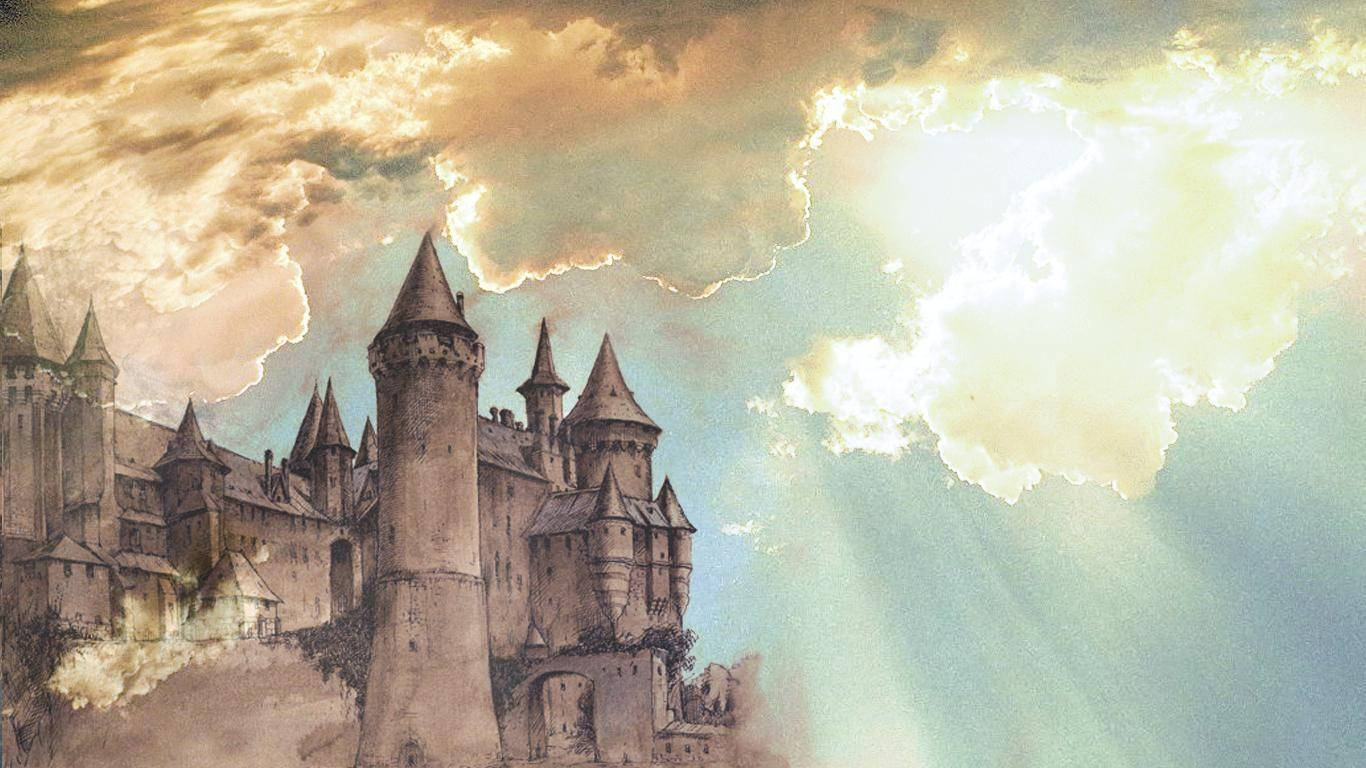 햇살이 비추는 호그와트 HP 감성 배경화면