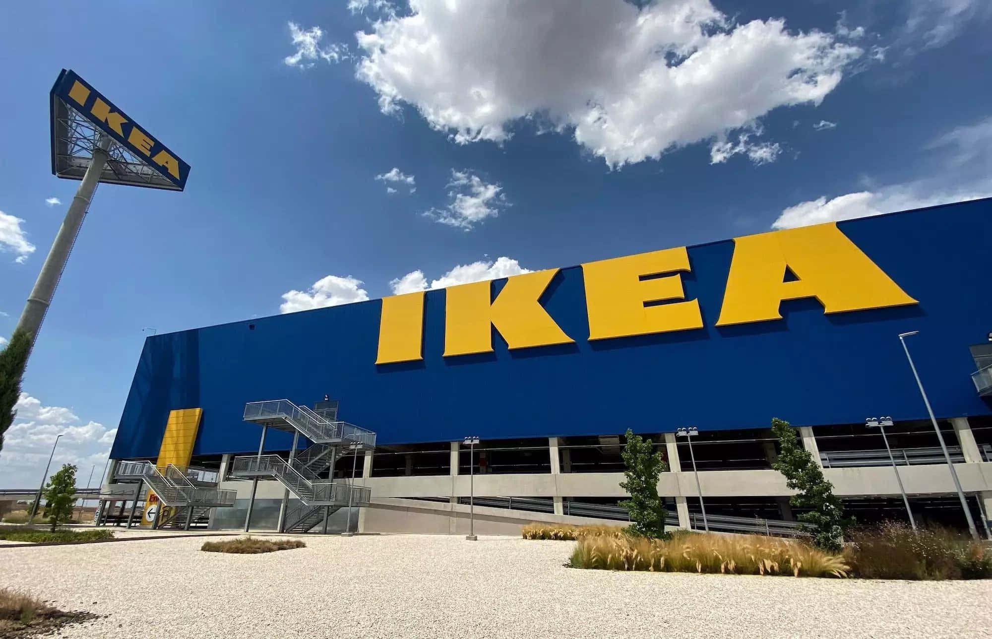 모던 IKEA 거실 디자인 배경화면