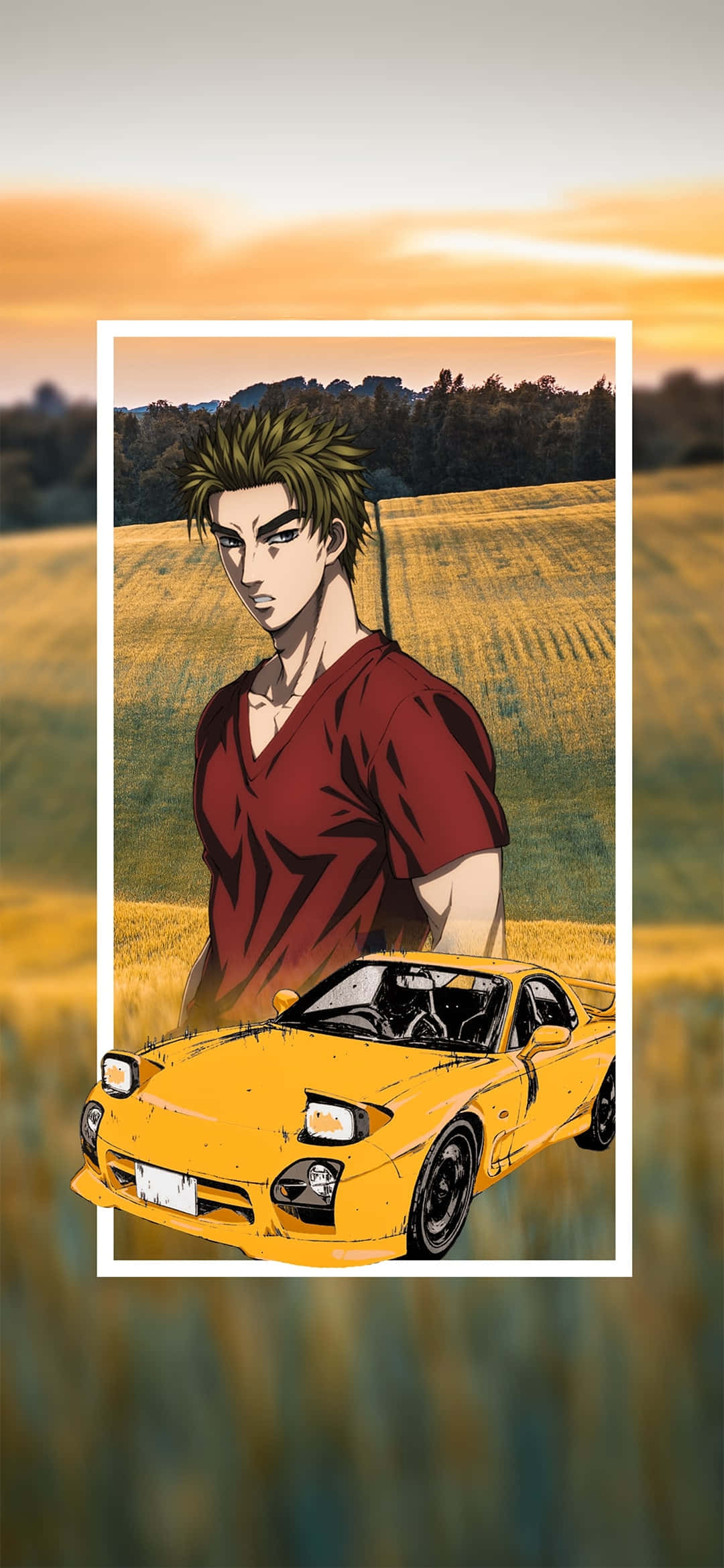 Initial D 폰 최신 소식을 기다리세요 배경화면