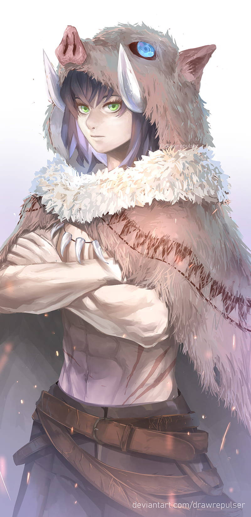 Inosuke 감성 Demon Slayer 아이폰 배경화면