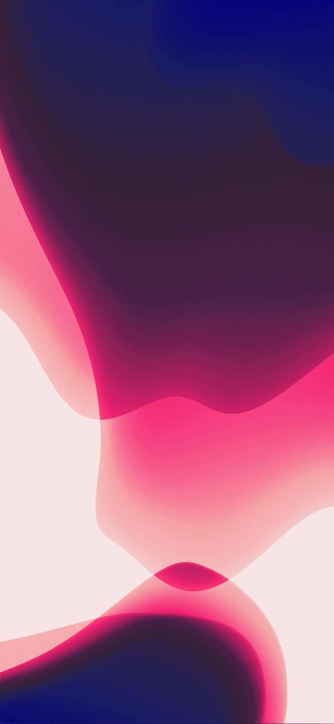 iOS 13 빨강과 보라 배경 배경화면