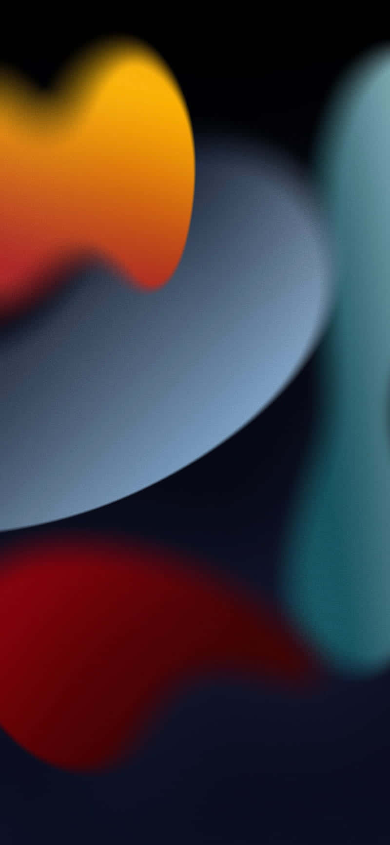 iOS 3 블러 블롭 배경화면