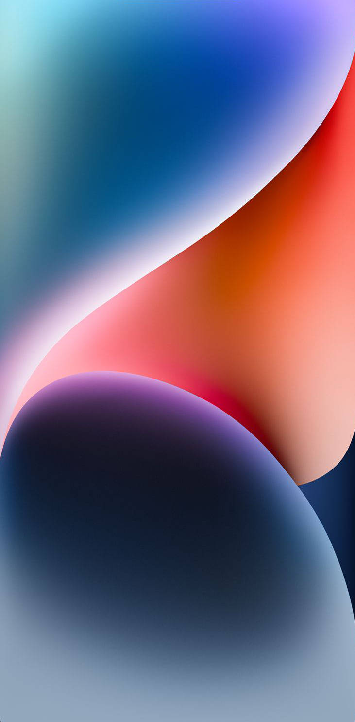 iPhone 14 3D 도형 배경화면