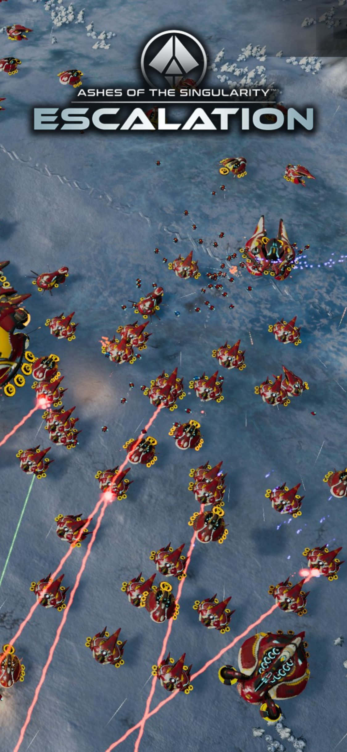 iPhone X에서 Ashes Of The Singularity Escalation의 고품질 그래픽을 즐기세요 배경화면