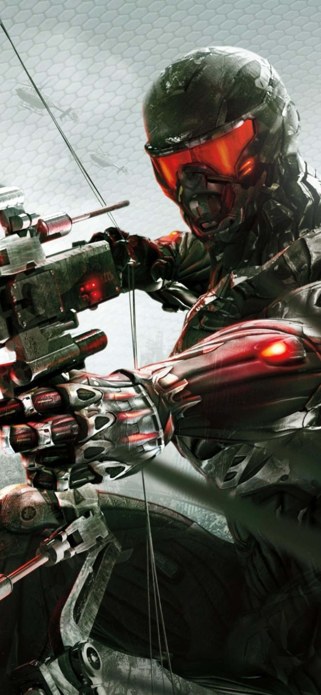 iPhone X로 Crysis 3의 흥미진진한 세계에 빠져보세요. 배경화면