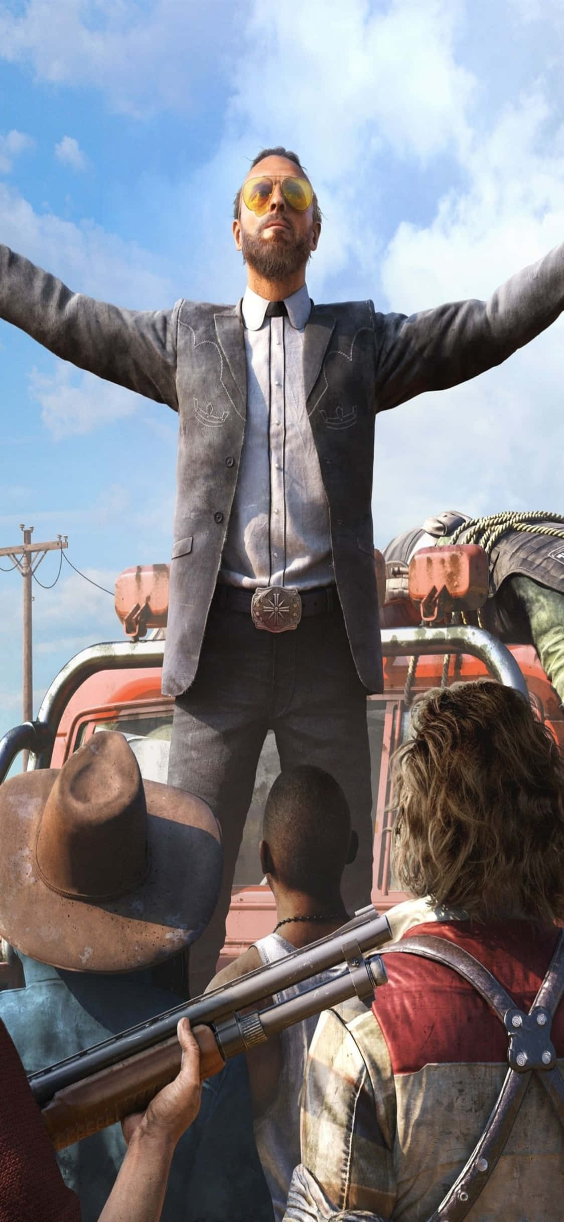 iPhone X에서의 고화질 Far Cry 3 게임 경험 배경화면