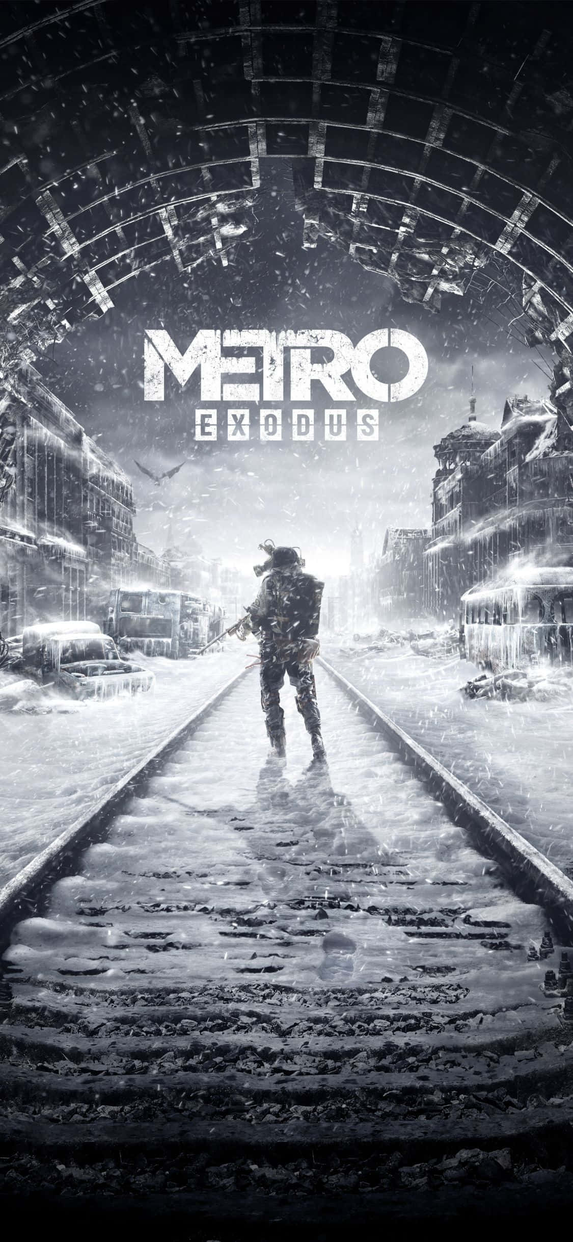 iPhone X의 선명한 화면으로 Metro Exodus의 종말 이후 세계에 깊이 빠져보세요 배경화면