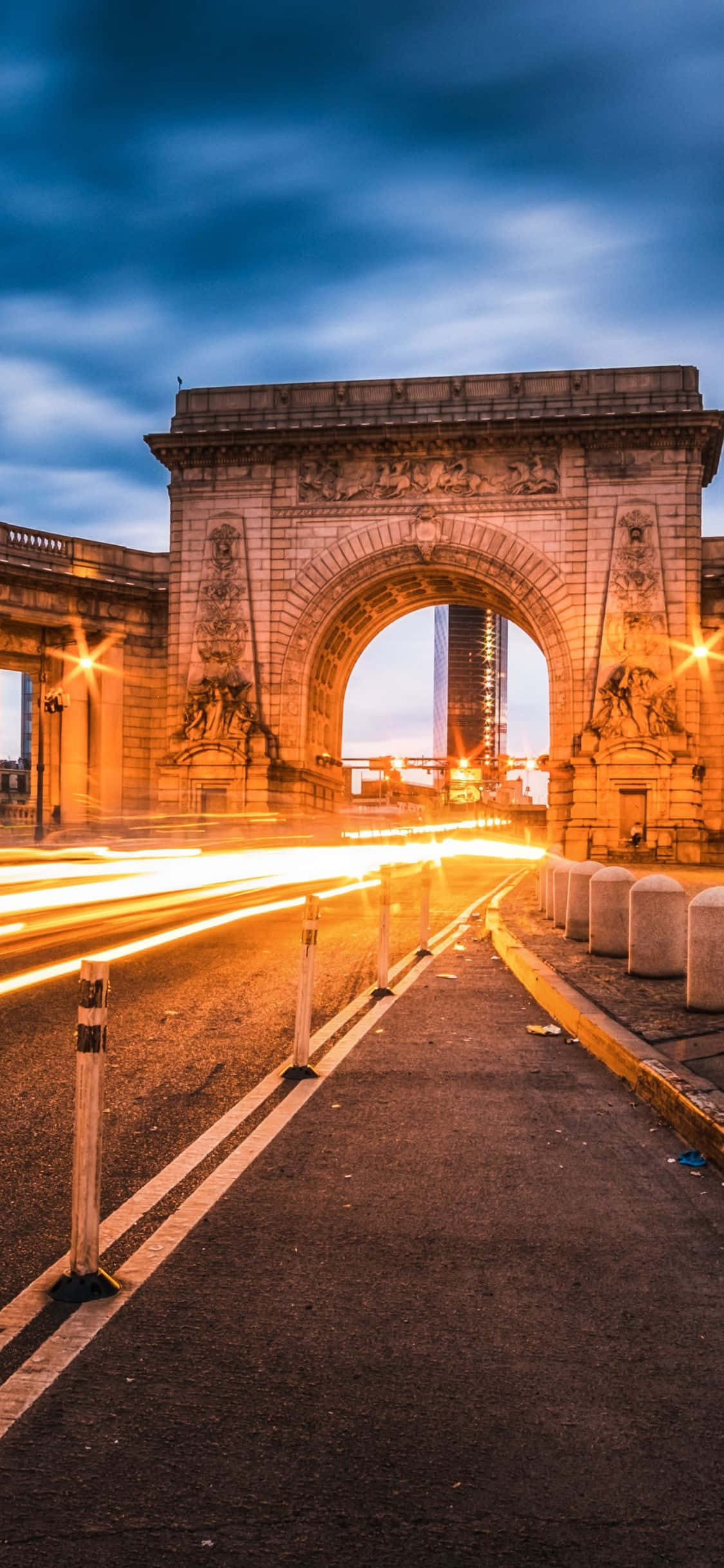 iPhone X와 함께 NYC 거리를 탐험하세요 배경화면
