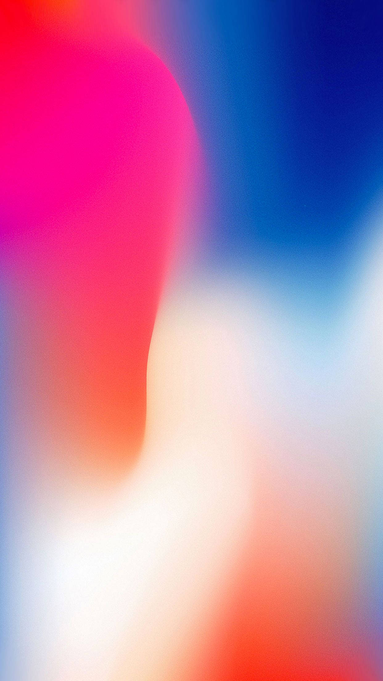 굵은 선과 생생한 색상으로 새로운 iPhone X를 잠금 해제하세요 배경화면